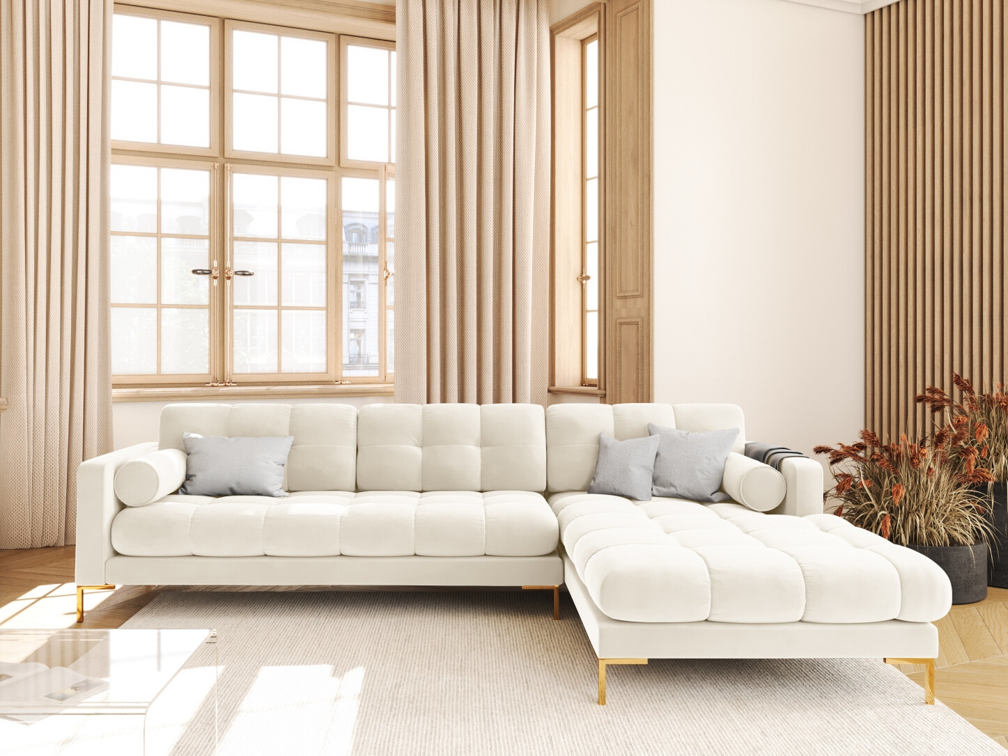 Ecksofa Calelbe 115 (Bluvel 22)