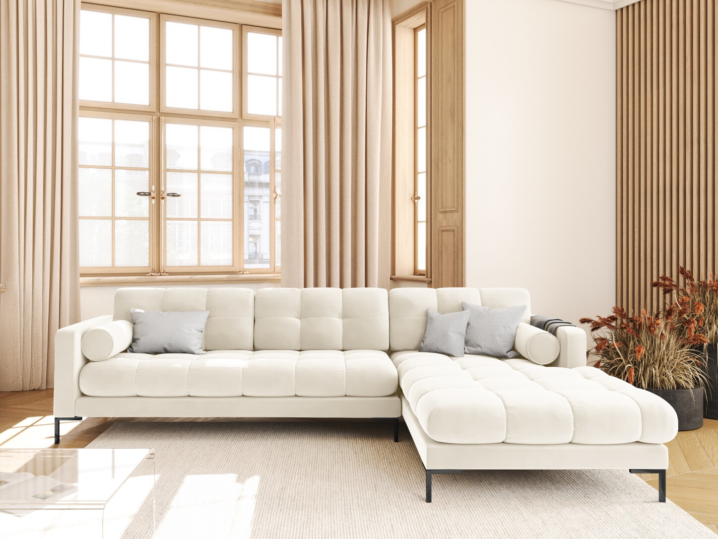 Ecksofa Calelbe 115 (Bluvel 22)