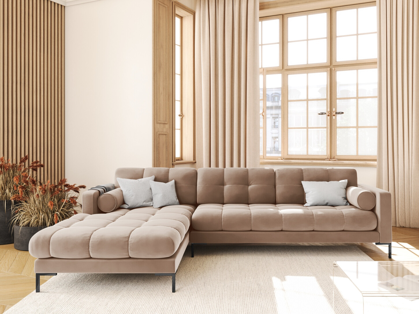 Ecksofa Calelbe 115 (Bluvel 28)