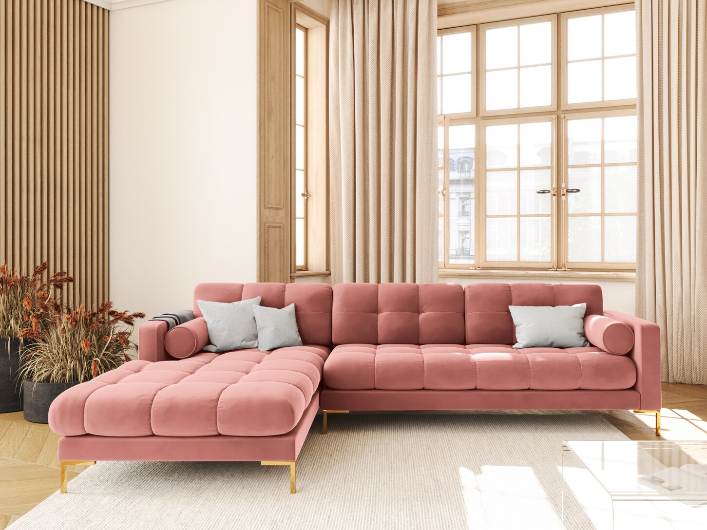 Ecksofa Calelbe 115 (Bluvel 52)