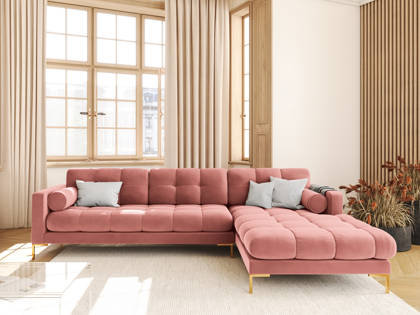 Ecksofa Calelbe 115 (Bluvel 52)