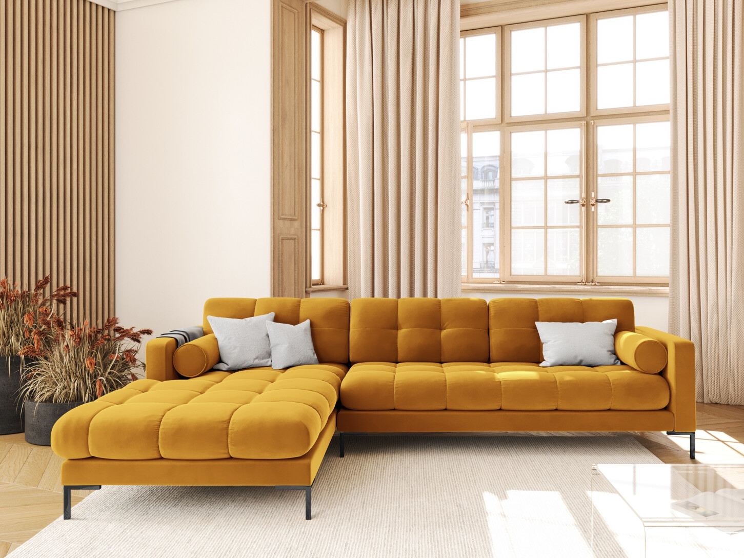 Ecksofa Calelbe 115 (Bluvel 68)