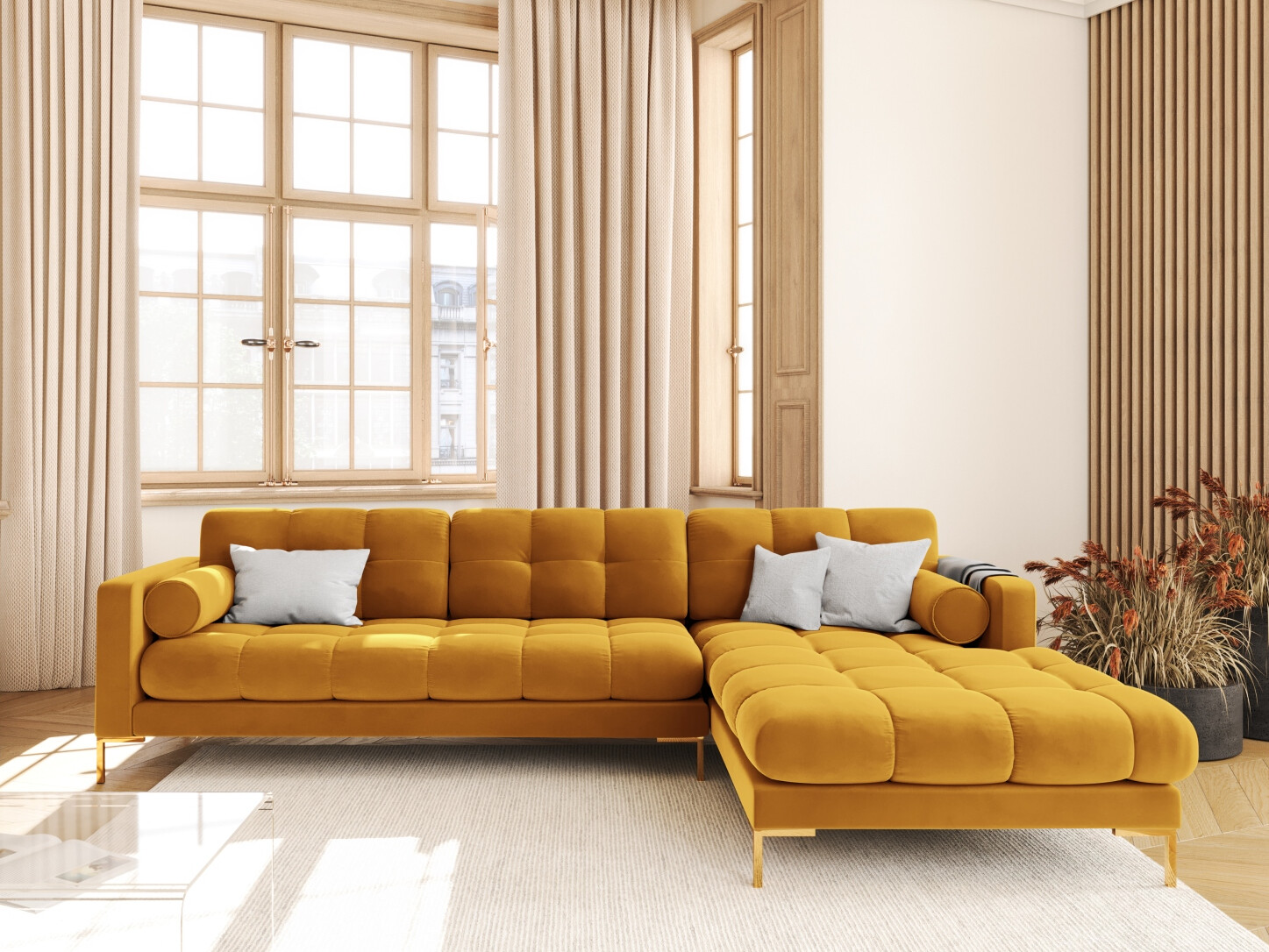 Ecksofa Calelbe 115 (Bluvel 68)
