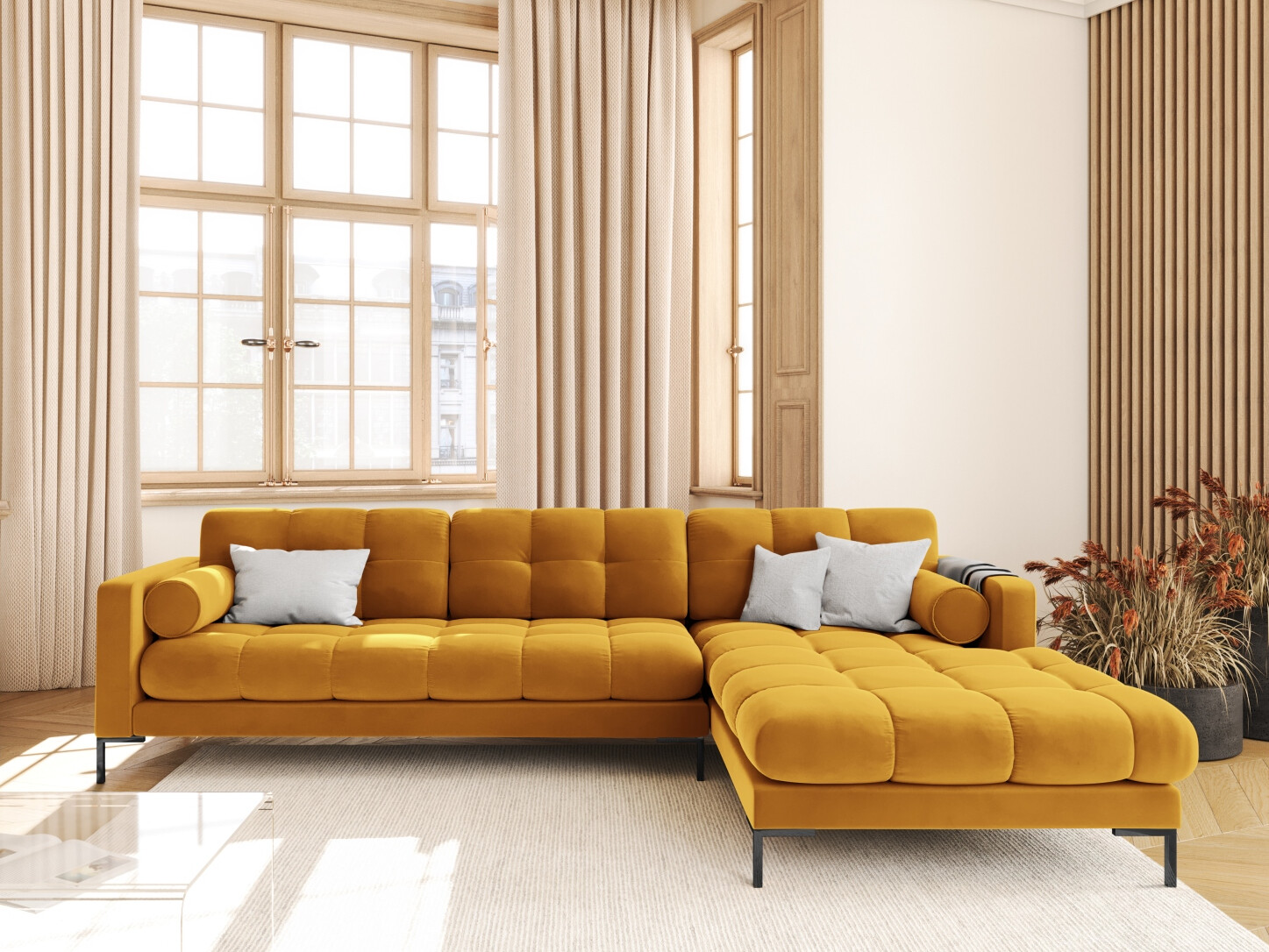 Ecksofa Calelbe 115 (Bluvel 68)