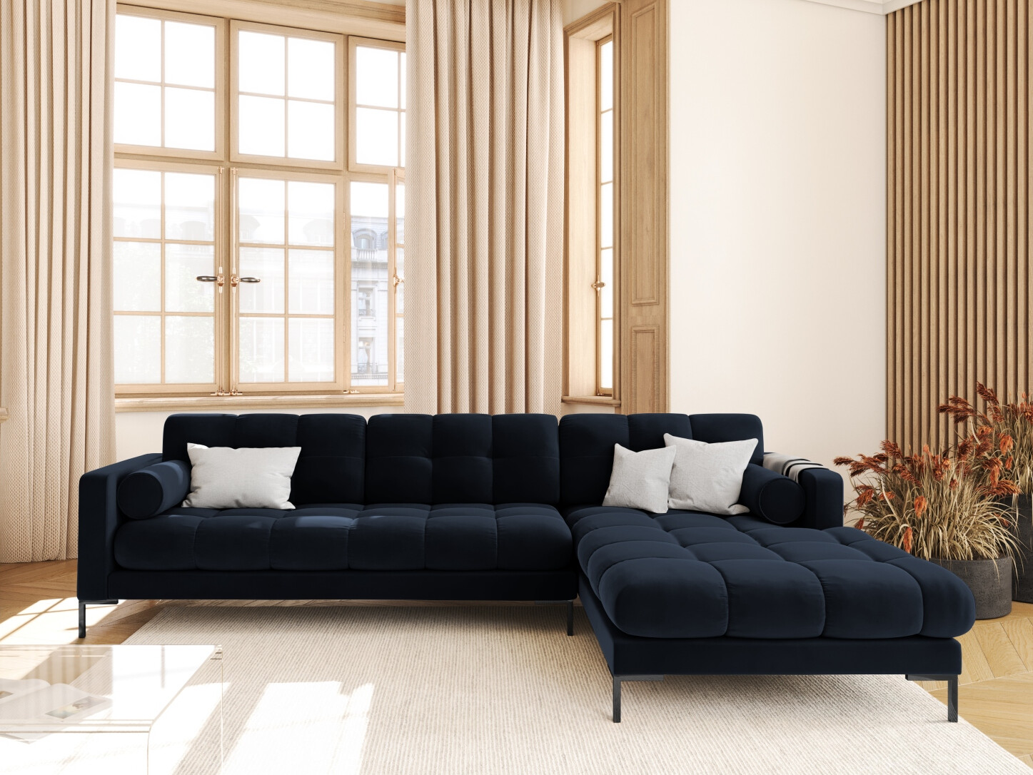 Ecksofa Calelbe 115 (Bluvel 89)