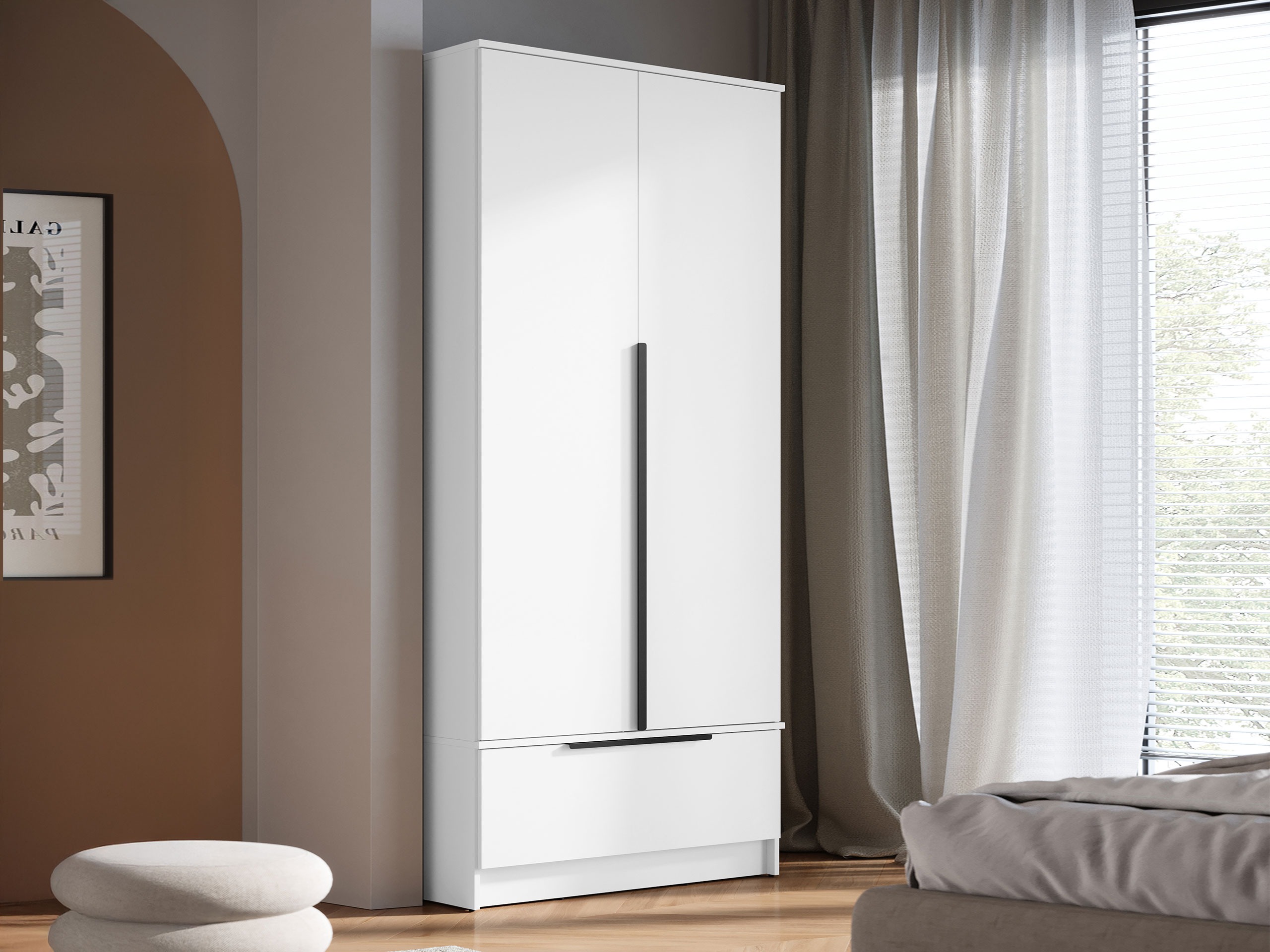 Kleiderschrank Sarasota 200 (Weiß)