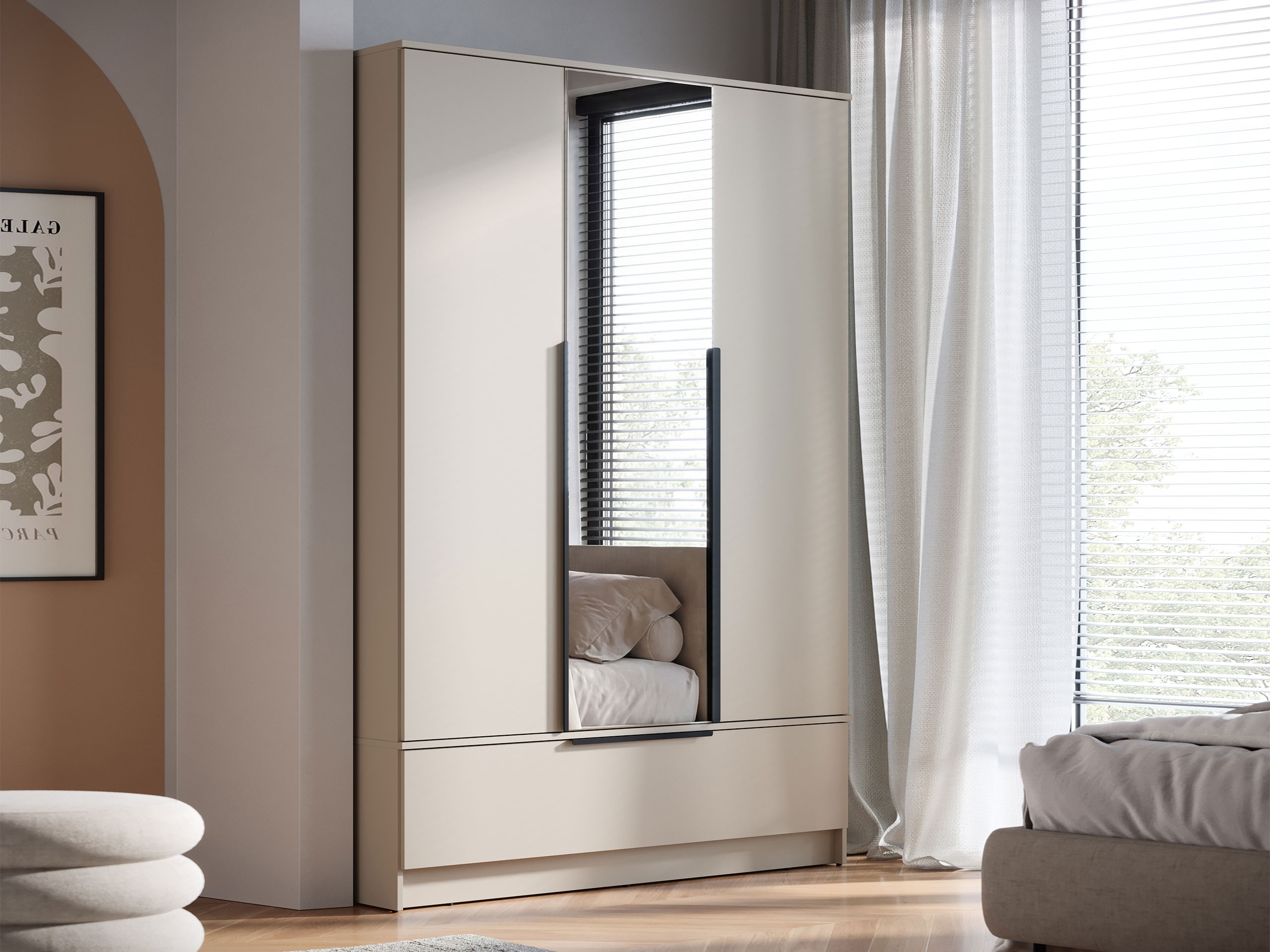 Kleiderschrank Sarasota 201 (Kaschmir)