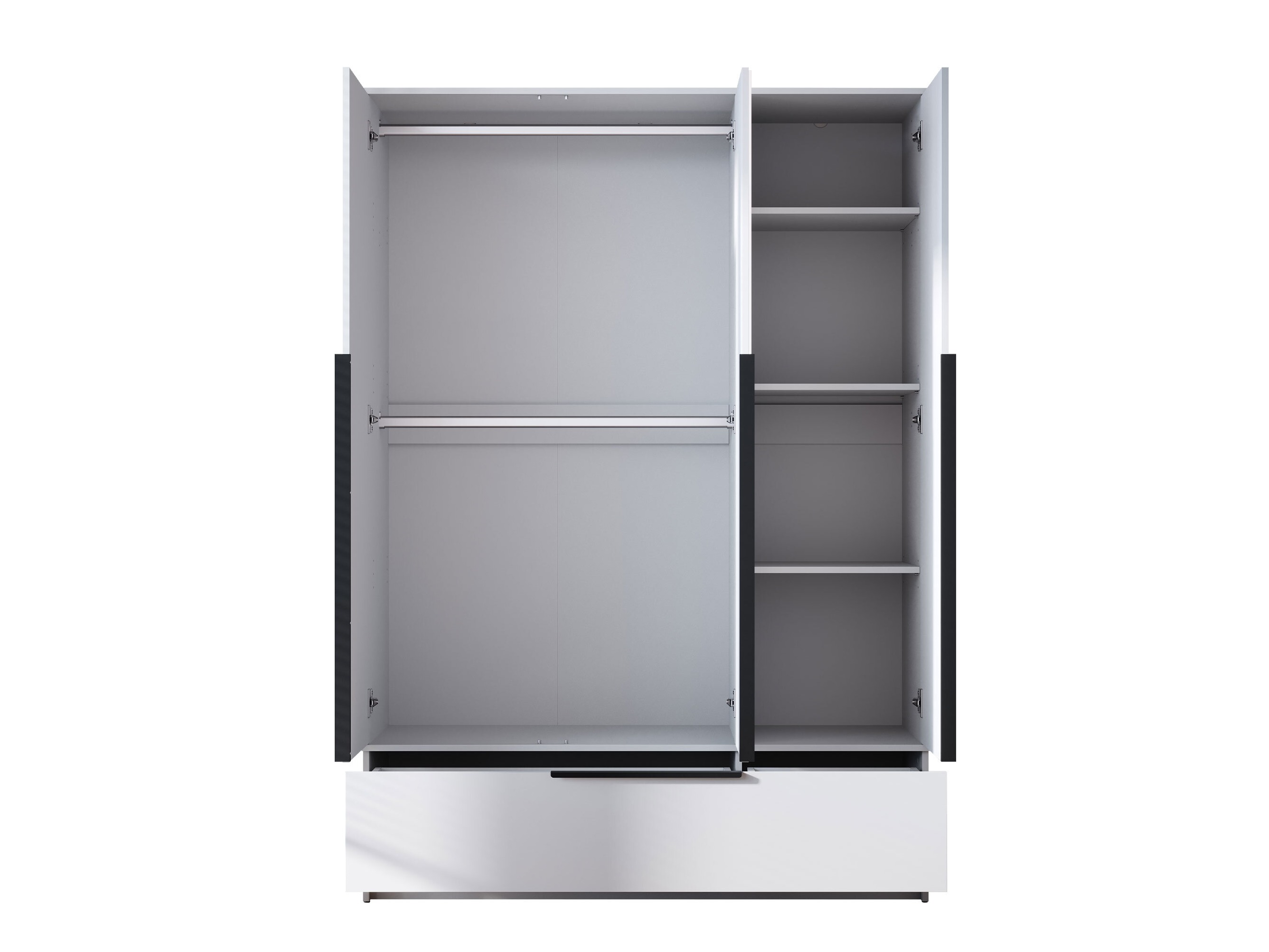 Kleiderschrank Sarasota 201 (Weiß)