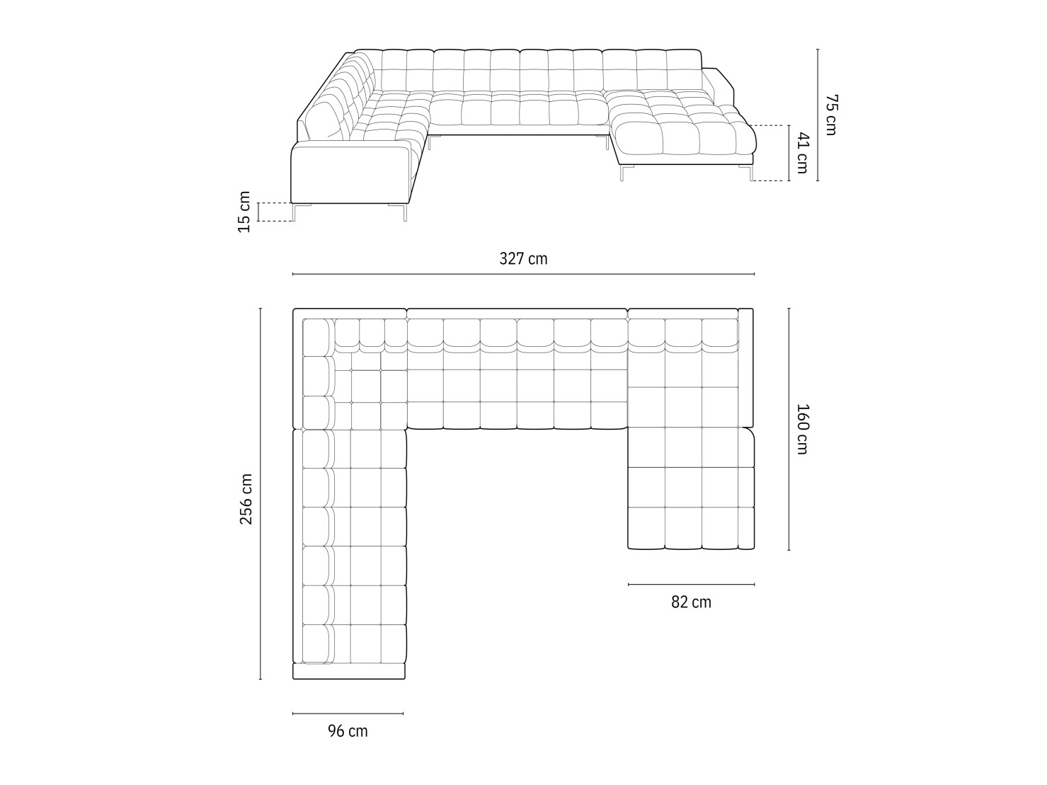 Ecksofa Calelbe 119 (Neve 52)