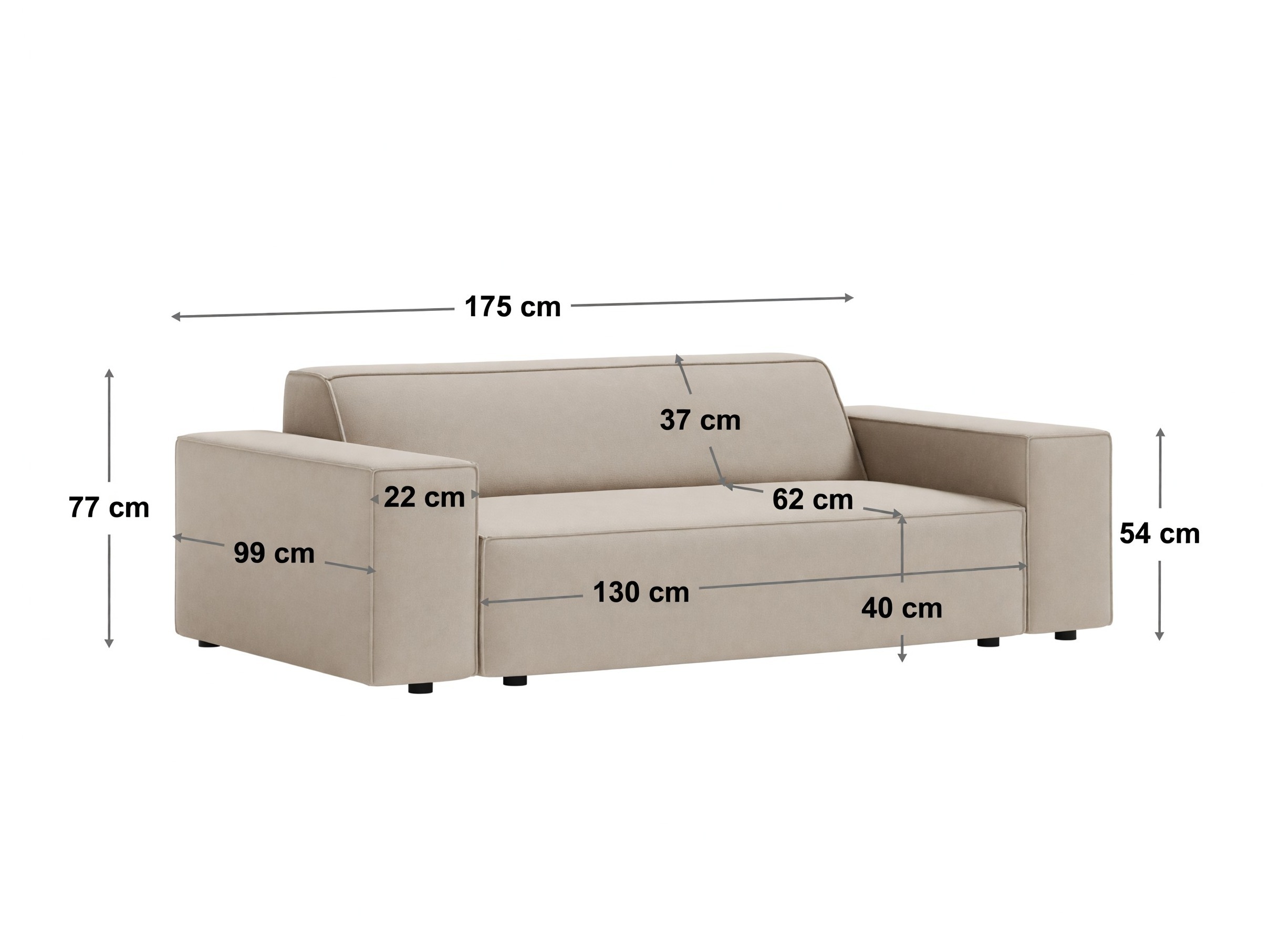 Sofa Lomcalu 133 (Liberty 18)