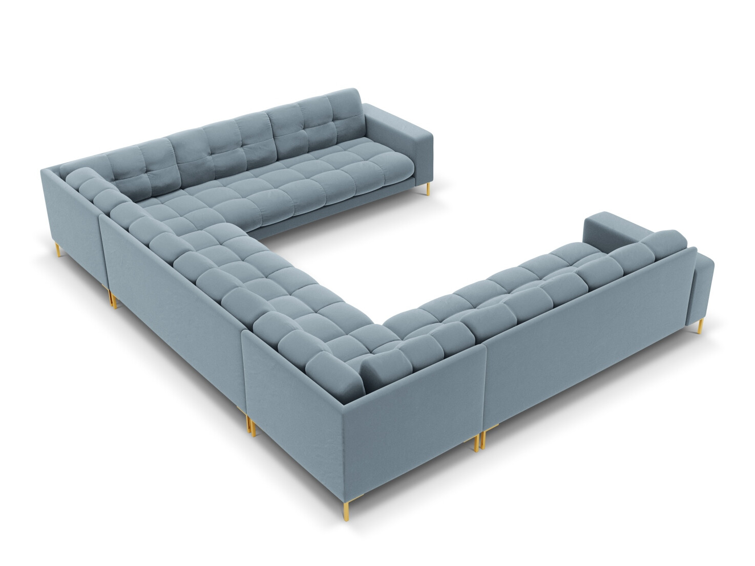 Ecksofa Calelbe 120 (Bluvel 06)