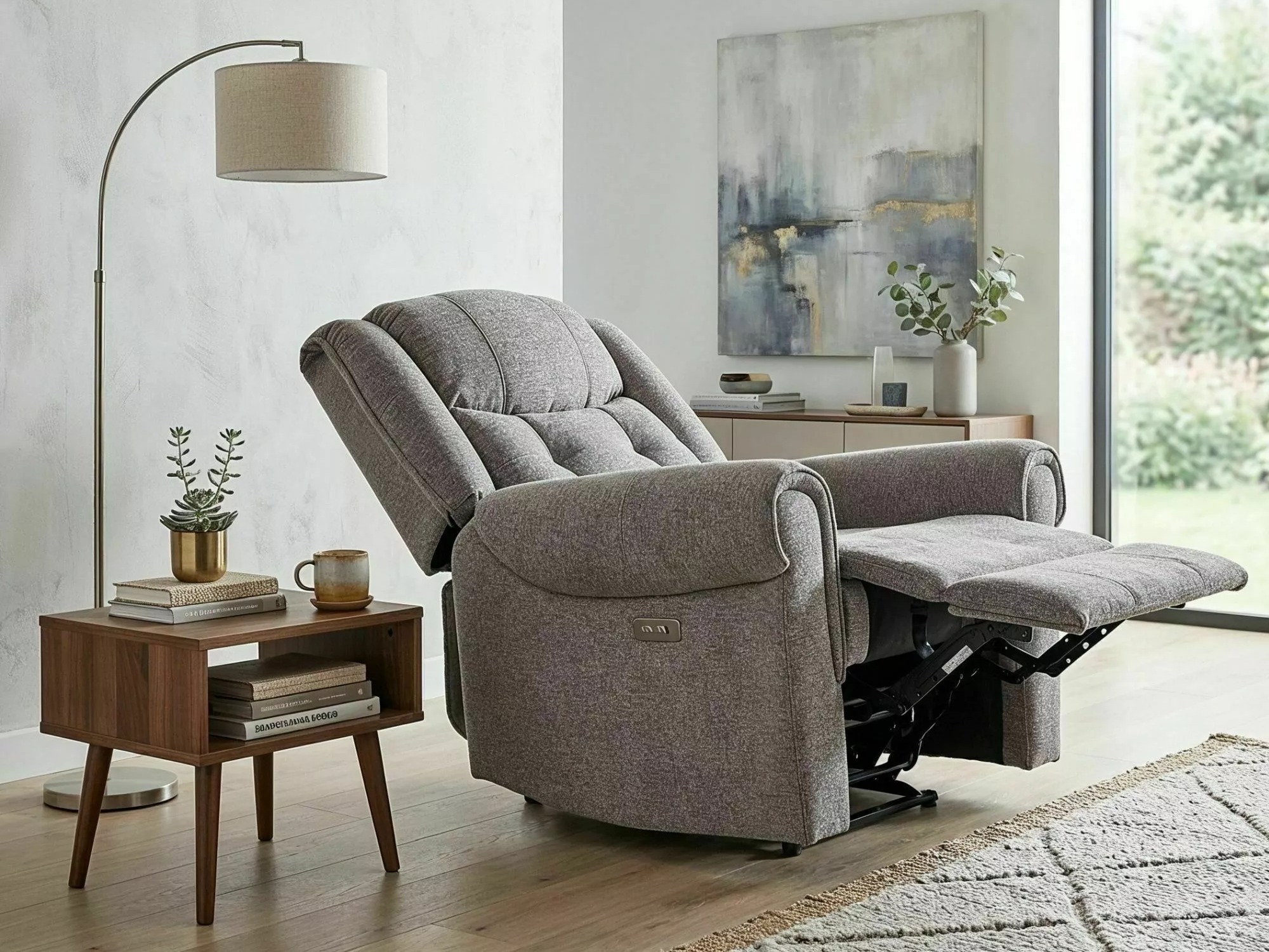 Sessel Liegesessel Detroit 966 (Raven 07)