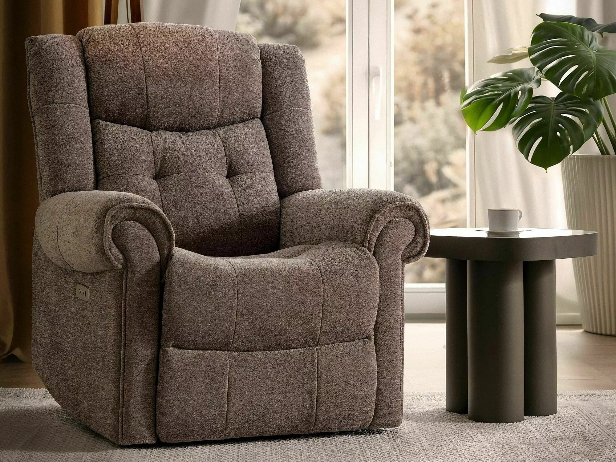 Sessel Liegesessel Detroit 966 (Raven 30)