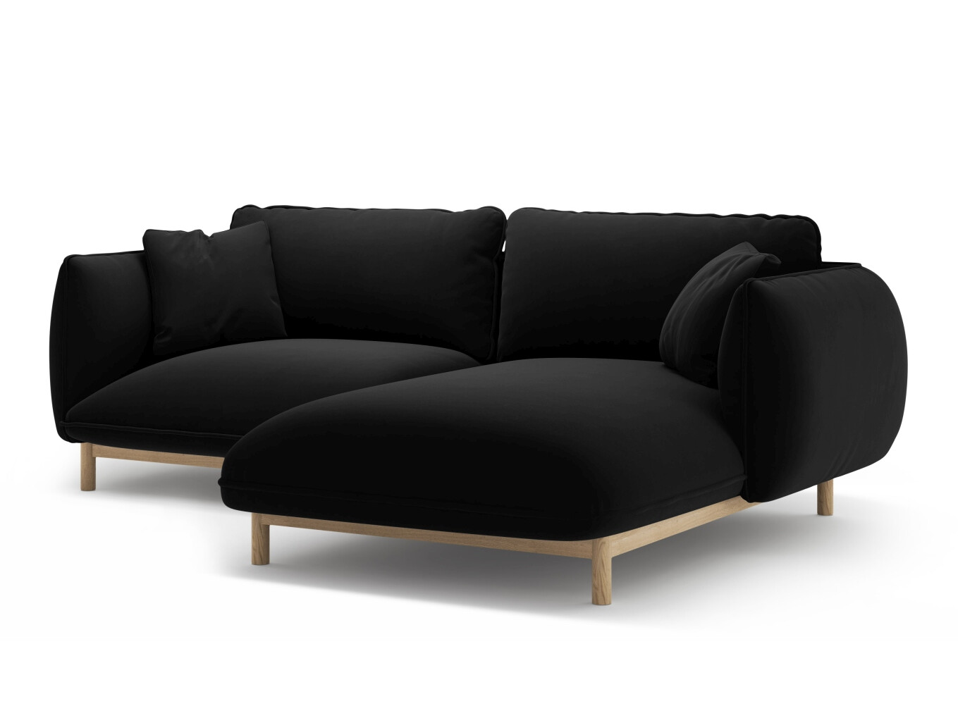 Ecksofa Romvese 105 (Casino Schwarz)