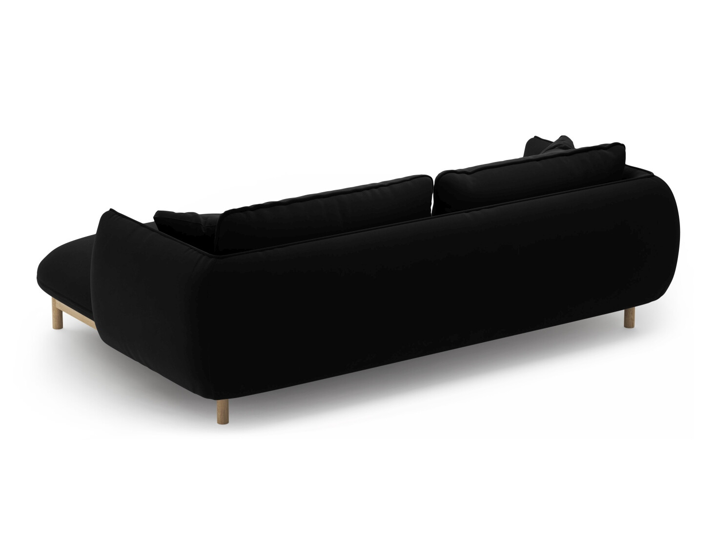 Ecksofa Romvese 105 (Casino Schwarz)