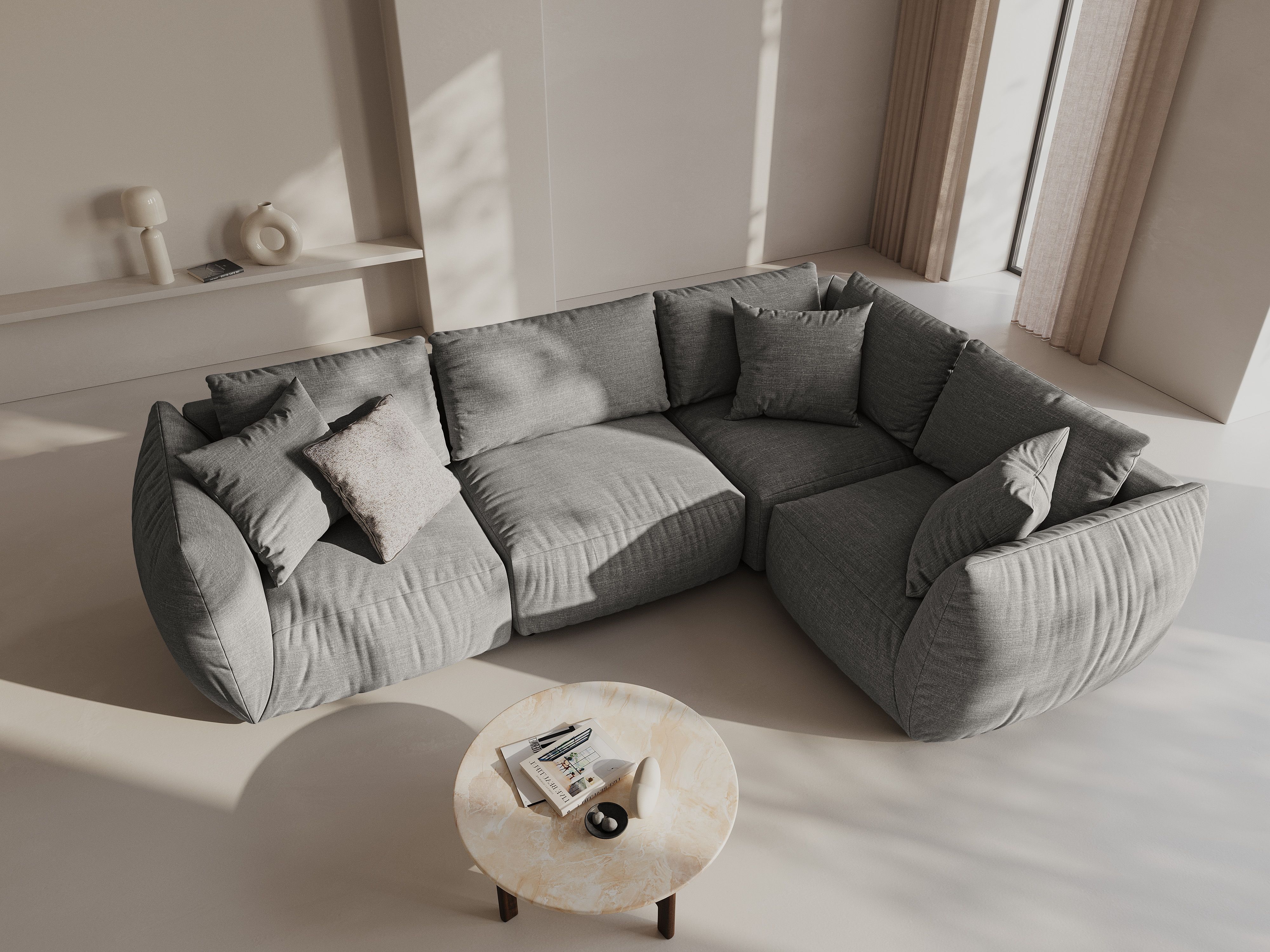 Modulares Ecksofa Ruvmone 109 (Lins 07)