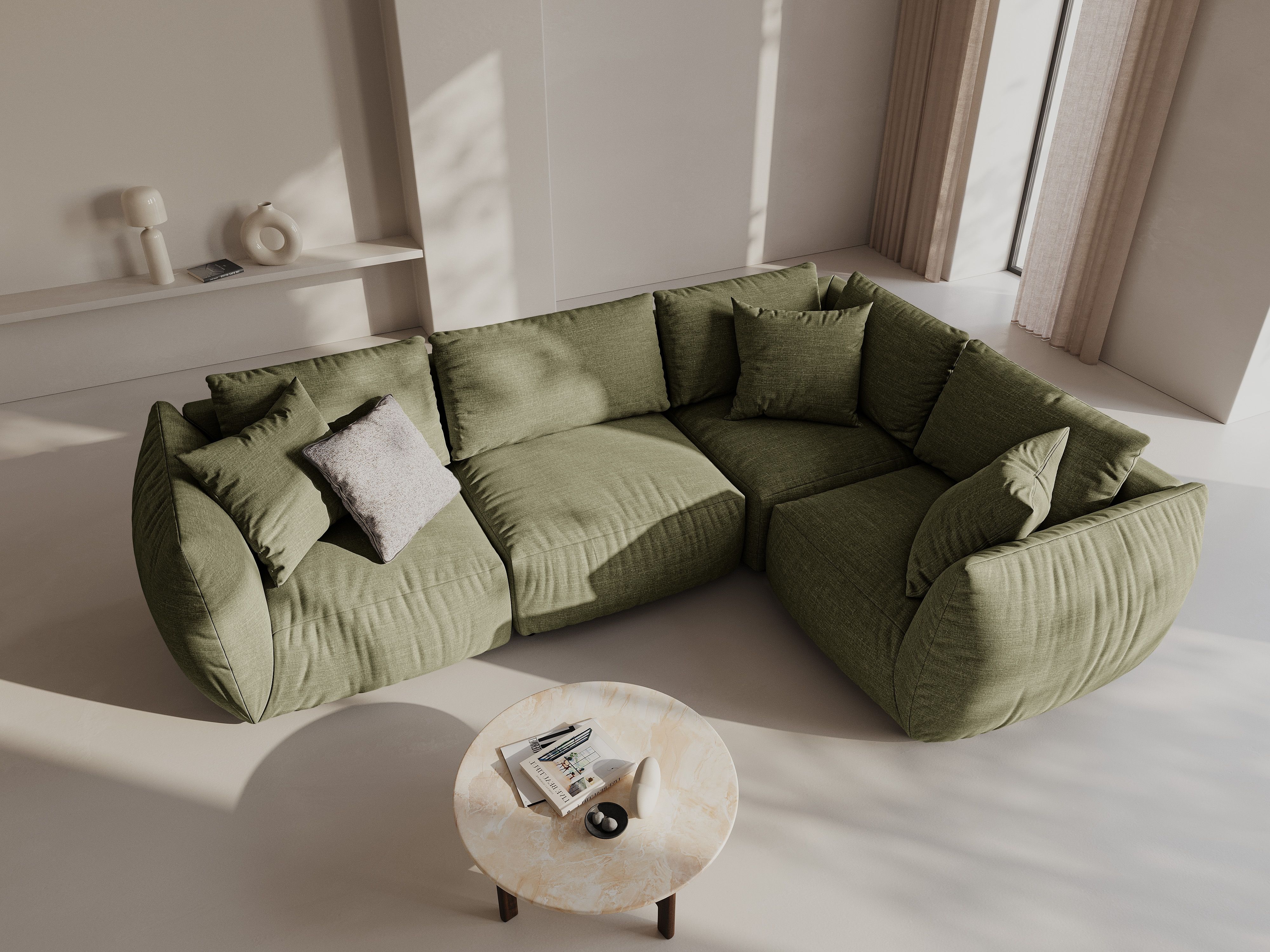 Modulares Ecksofa Ruvmone 109 (Lins 74)