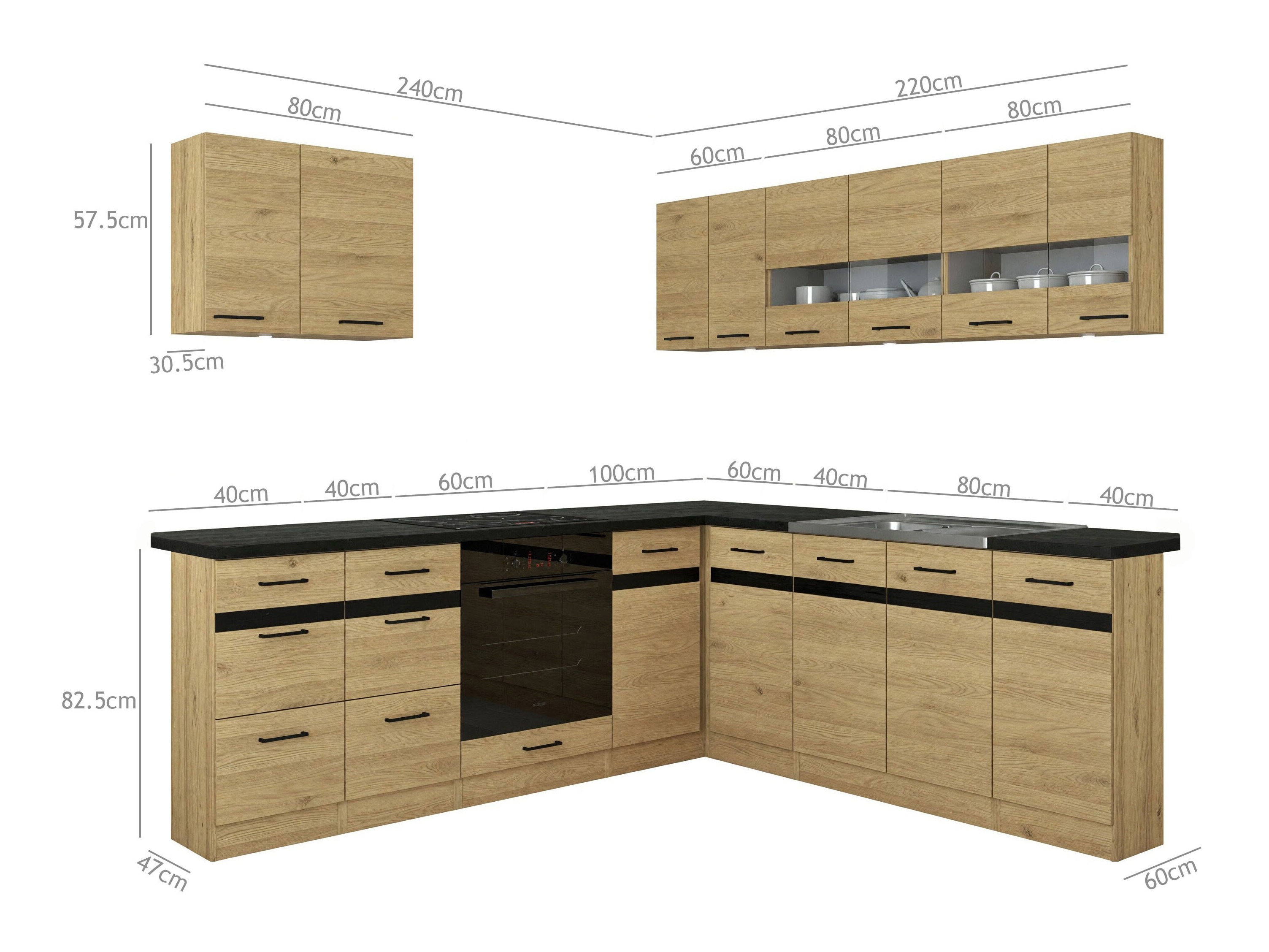 Modulares Küchenset Berna 123