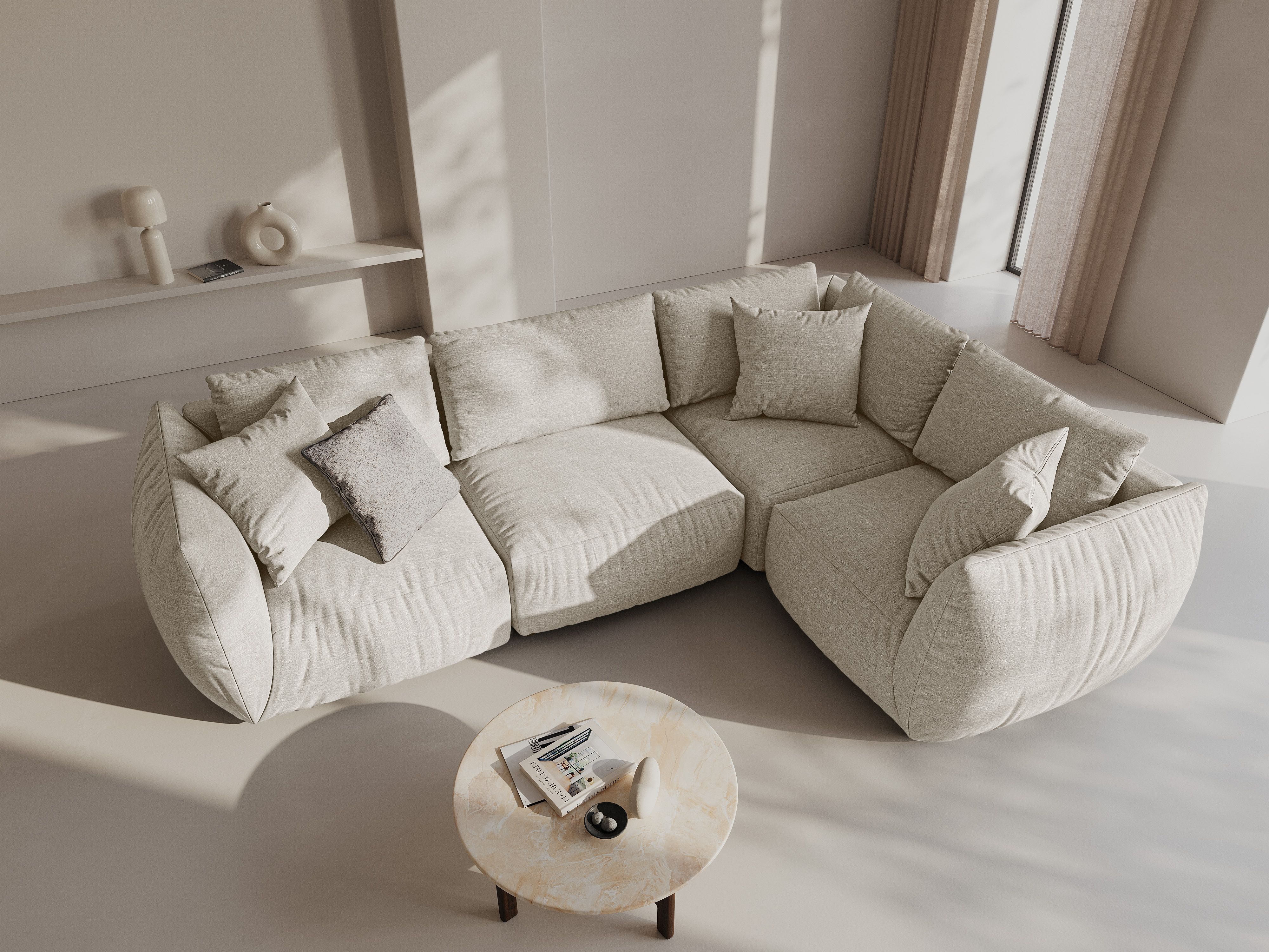 Modulares Ecksofa Ruvmone 109 (Lins 04)