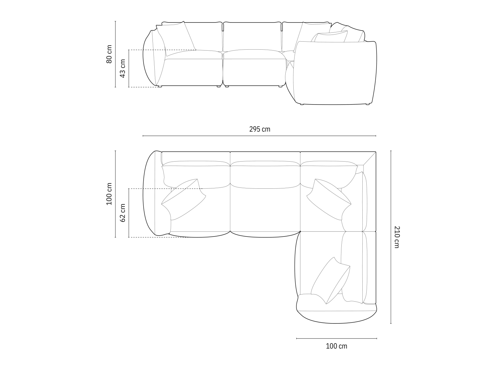Modulares Ecksofa Ruvmone 109 (Lins 04)