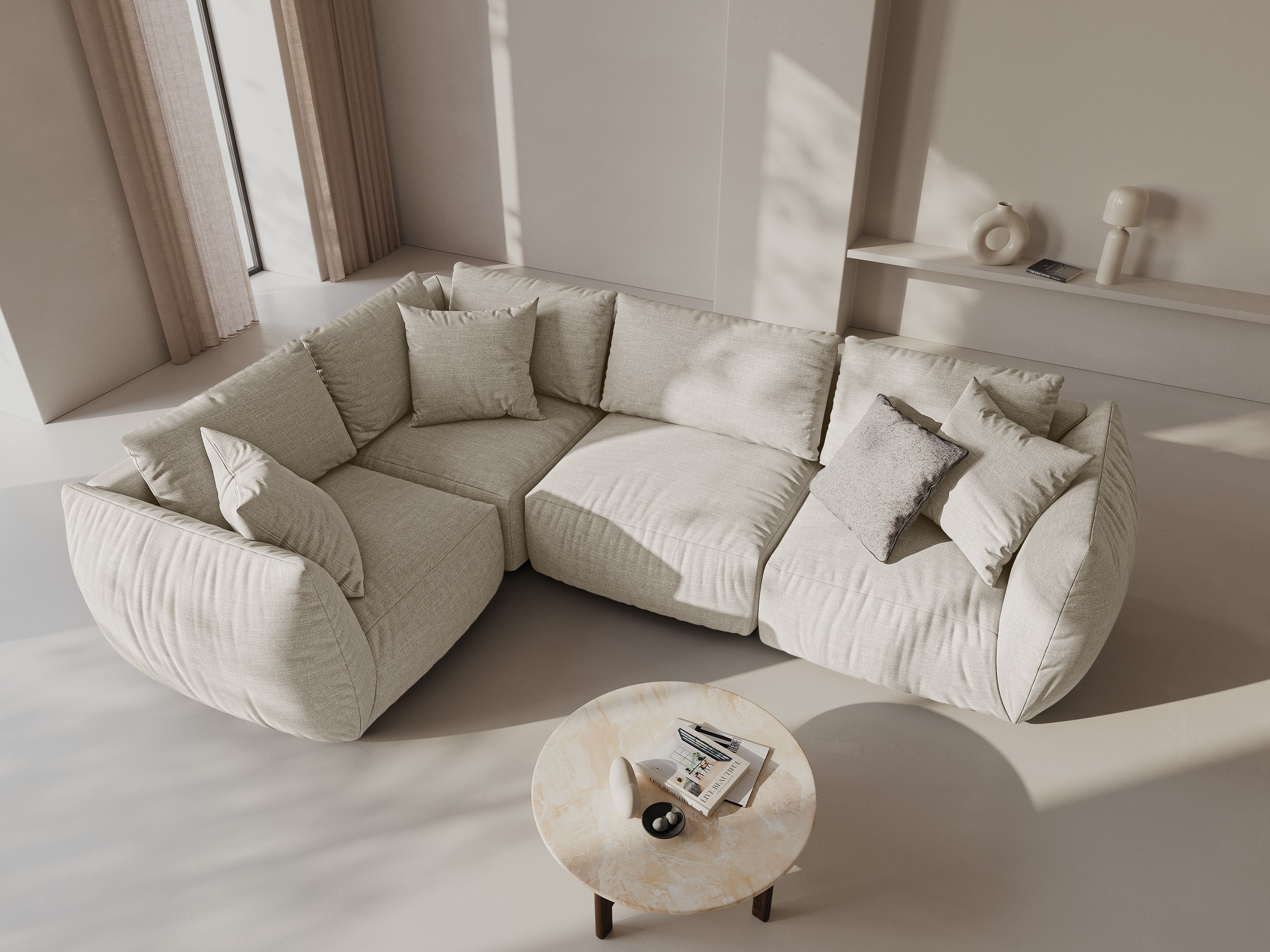 Modulares Ecksofa Ruvmone 109 (Lins 04)