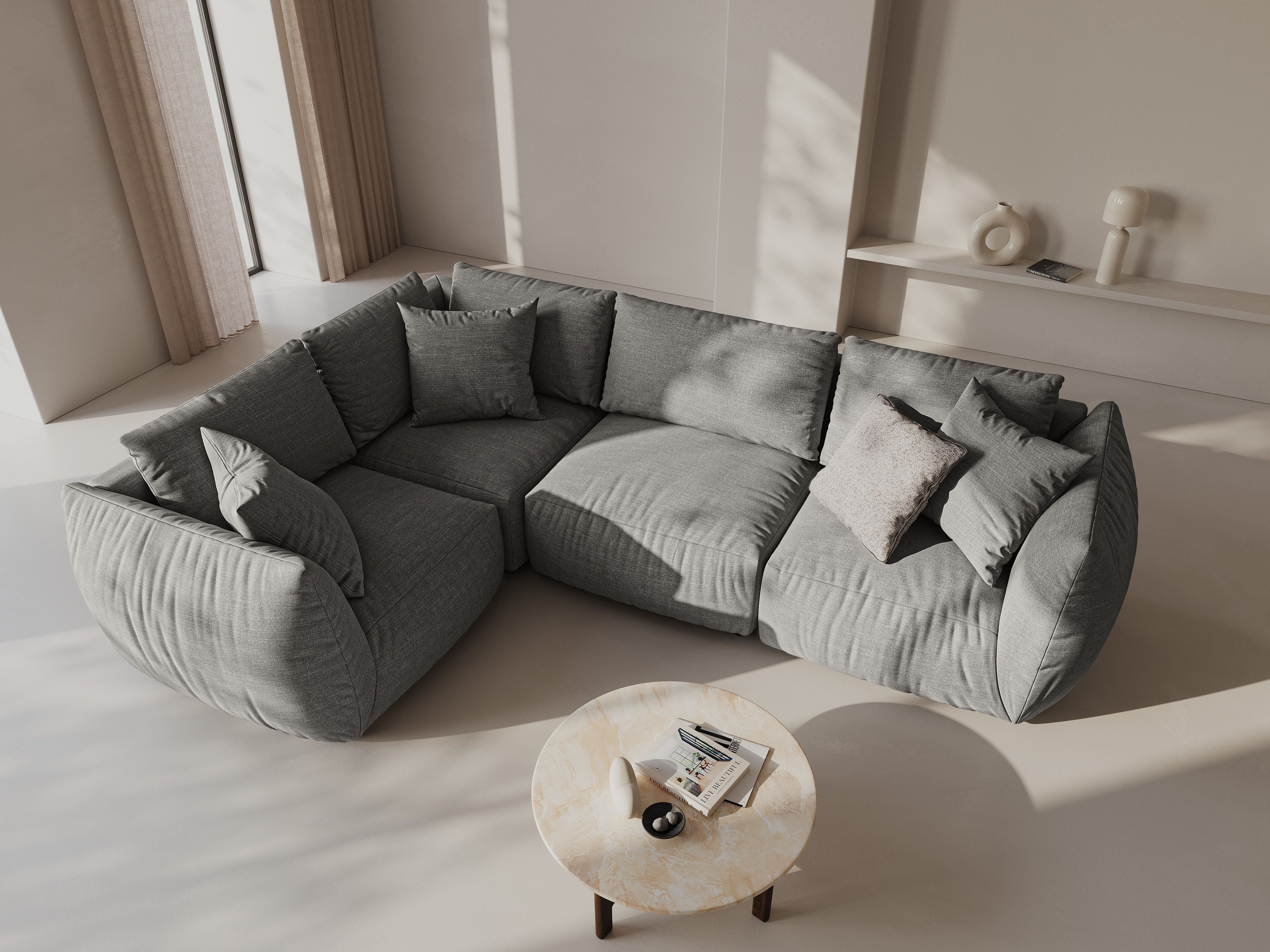 Modulares Ecksofa Ruvmone 109 (Lins 07)