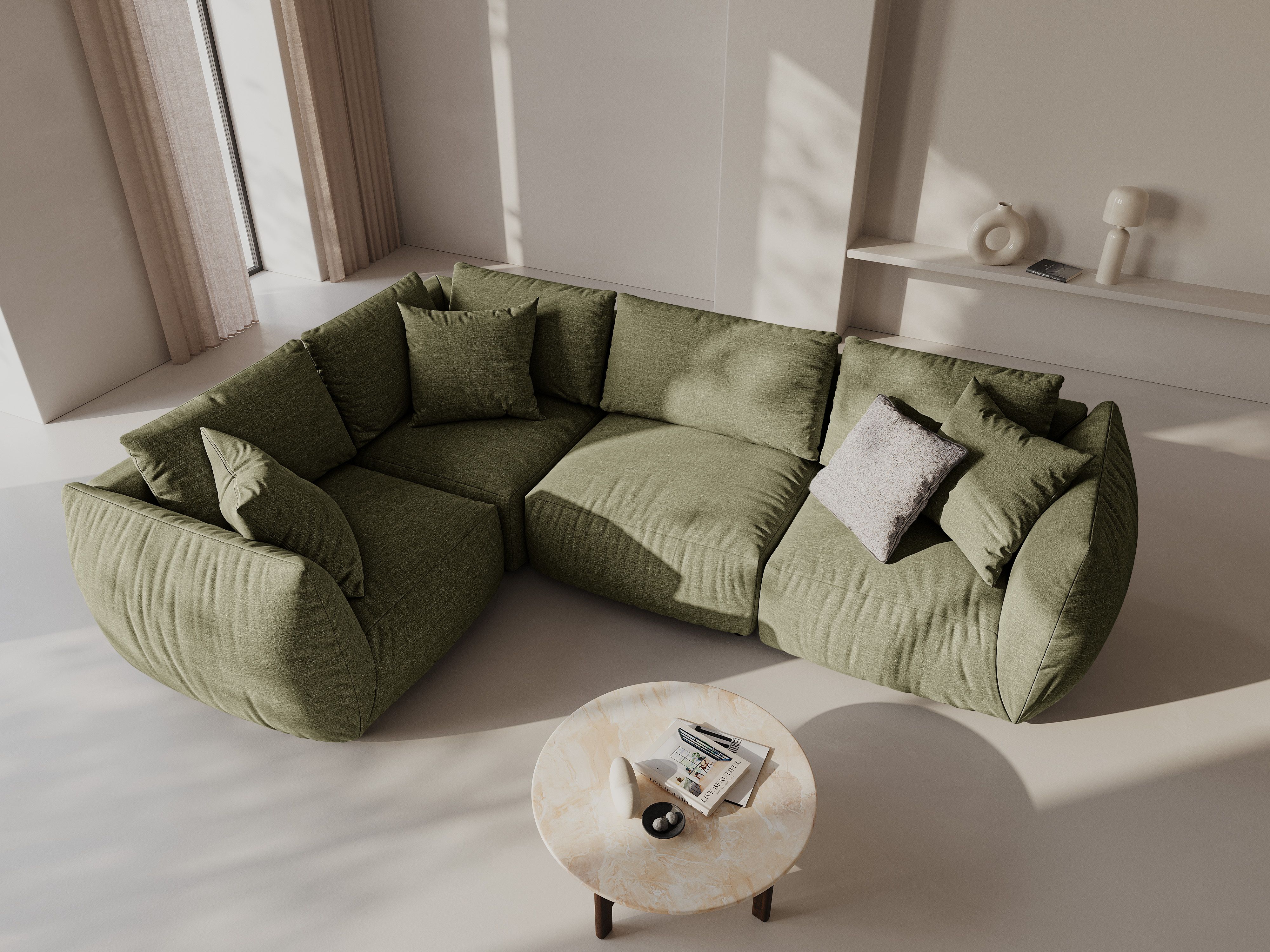 Modulares Ecksofa Ruvmone 109 (Lins 74)