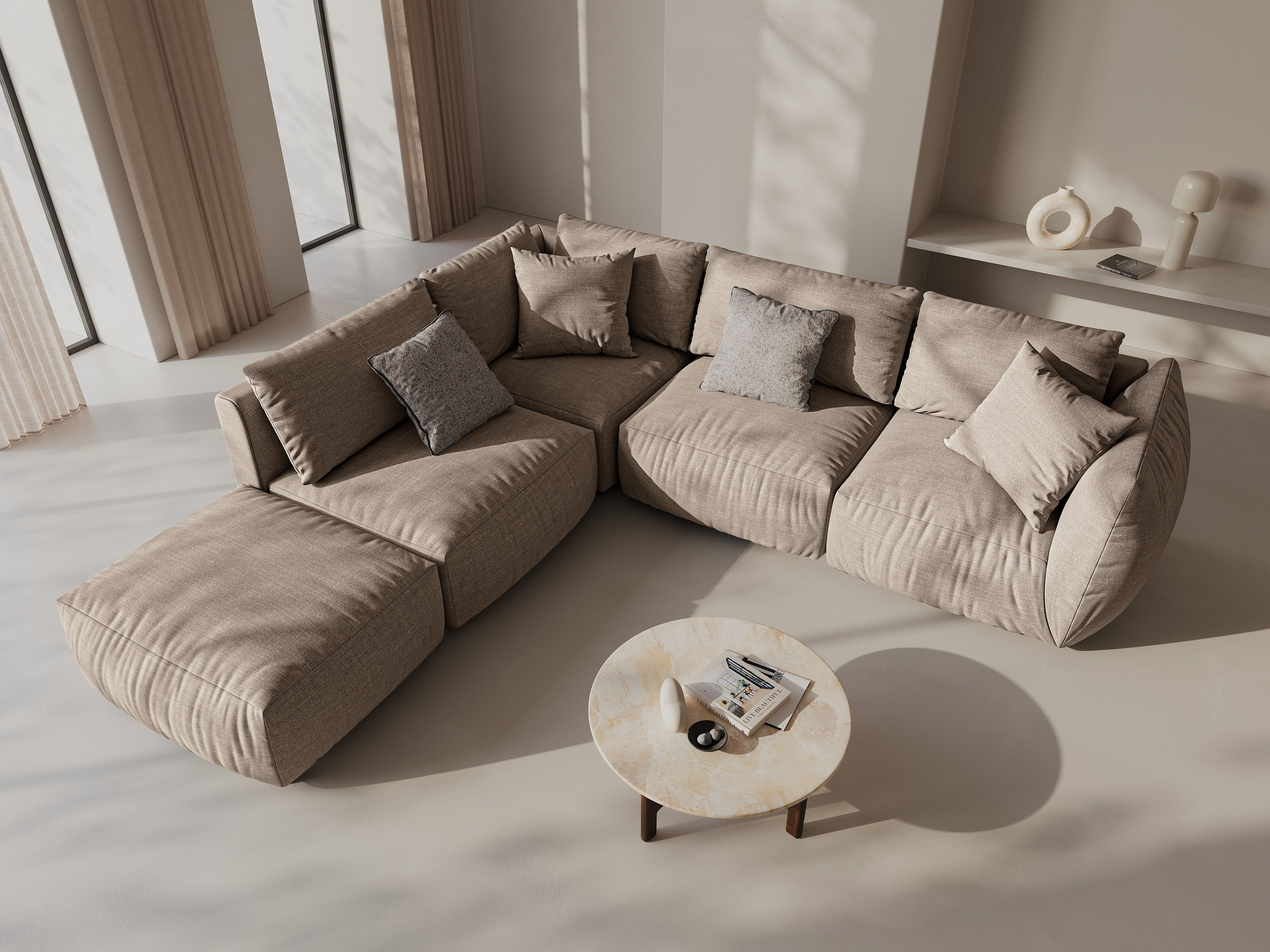 Modulares Ecksofa Ruvmone 108 (Lins 32)