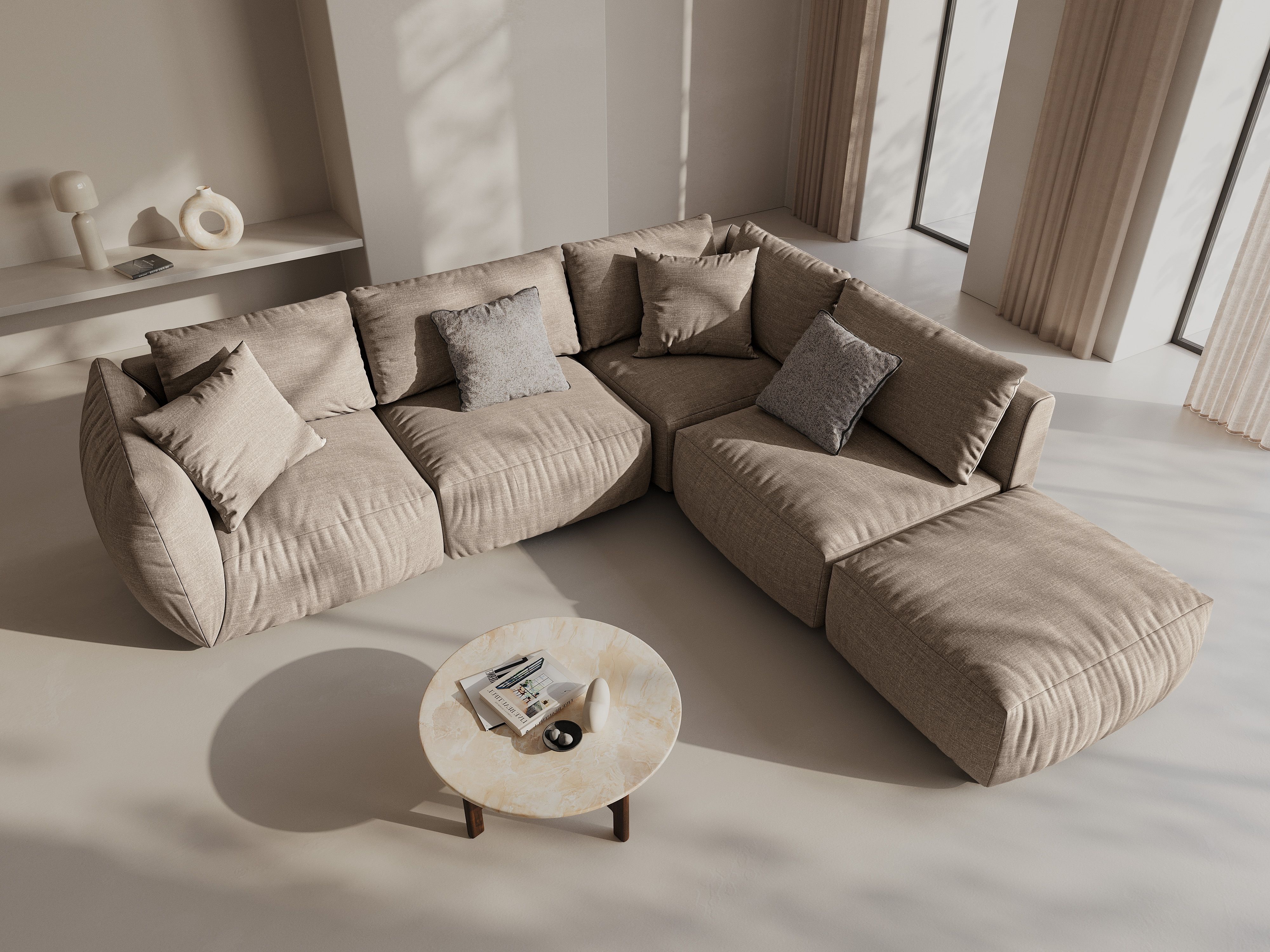 Modulares Ecksofa Ruvmone 108 (Lins 32)