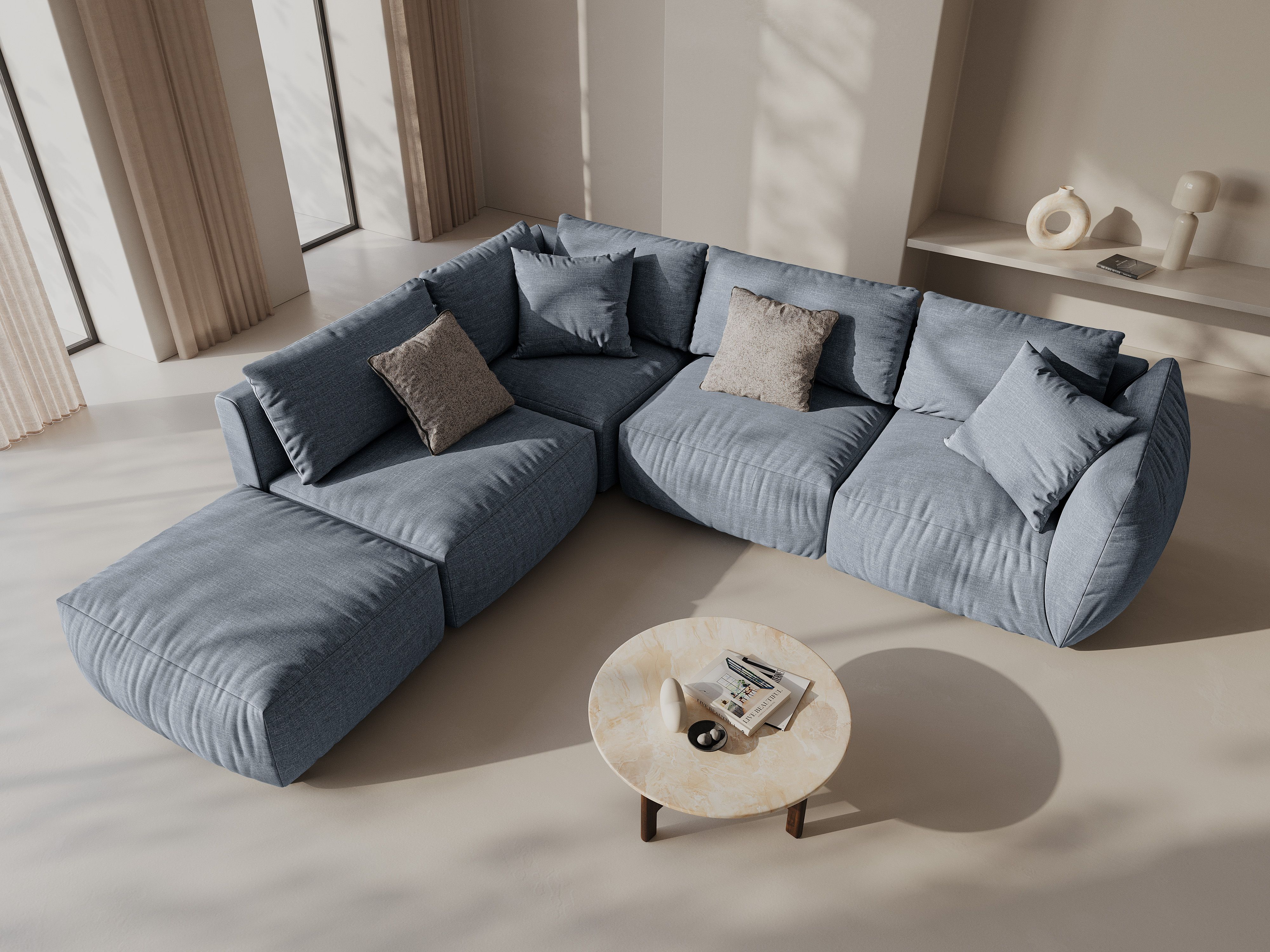 Modulares Ecksofa Ruvmone 108 (Lins 81)