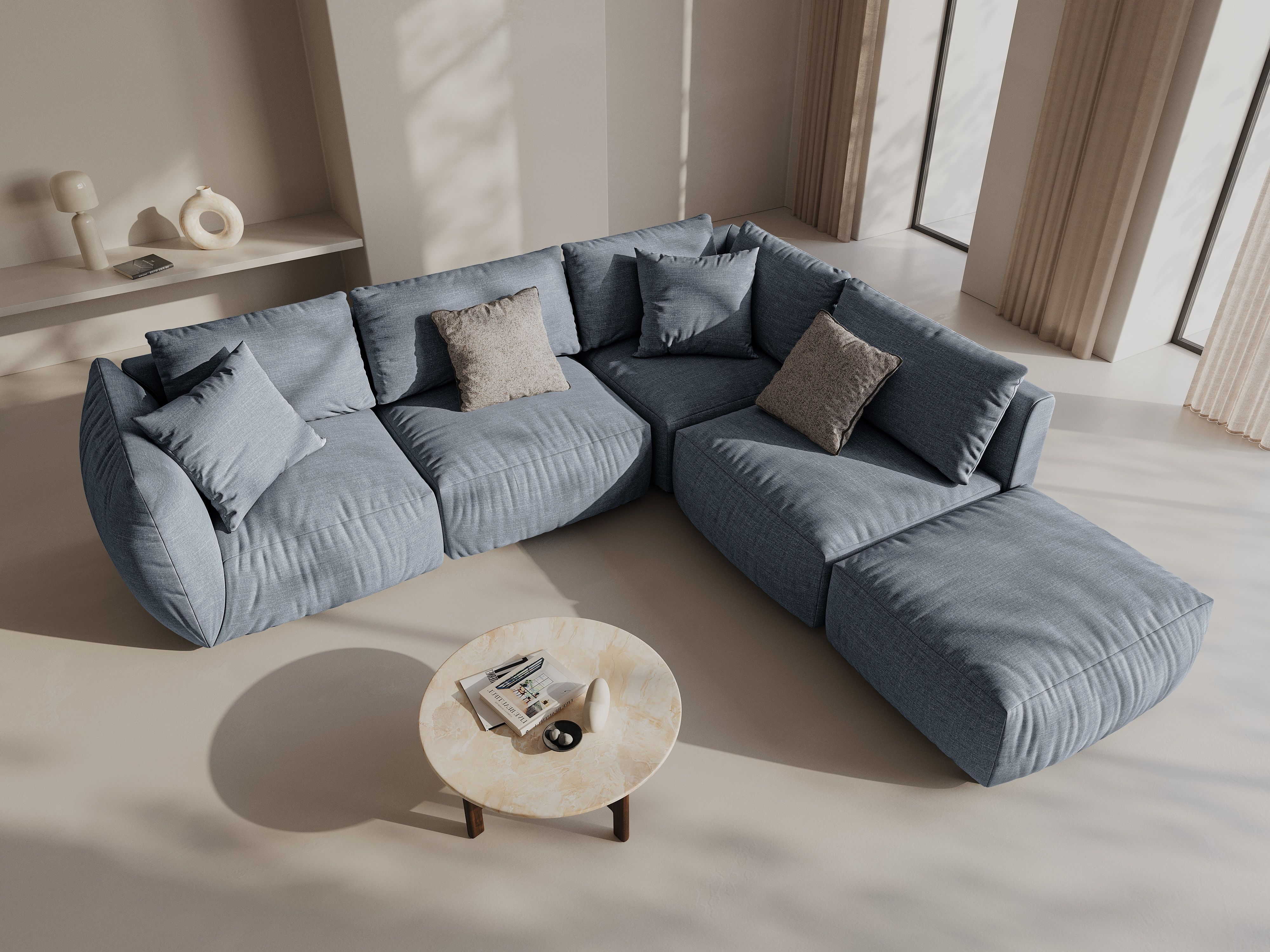 Modulares Ecksofa Ruvmone 108 (Lins 81)