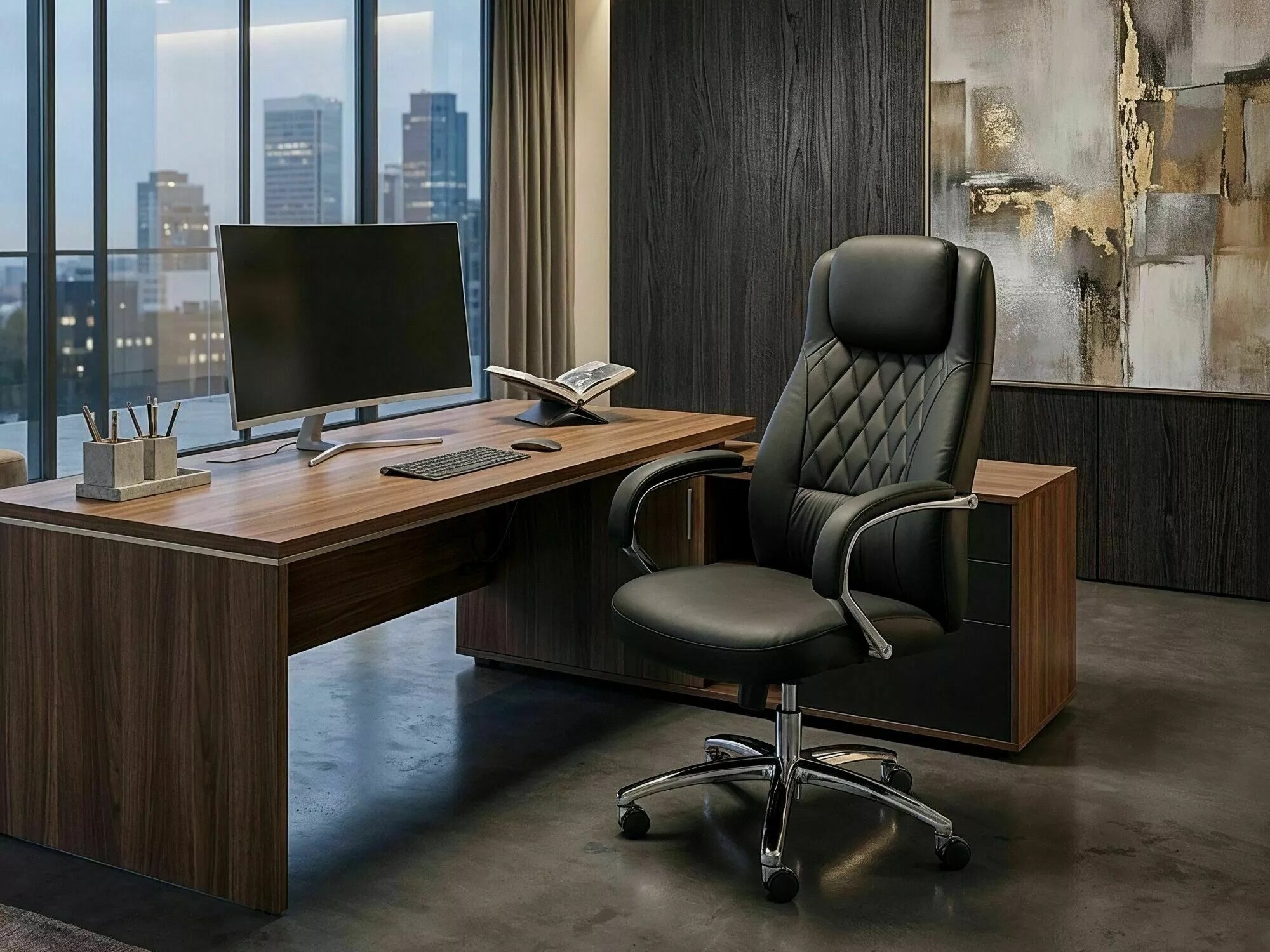 Bürostuhl Detroit 970 (Schwarz)