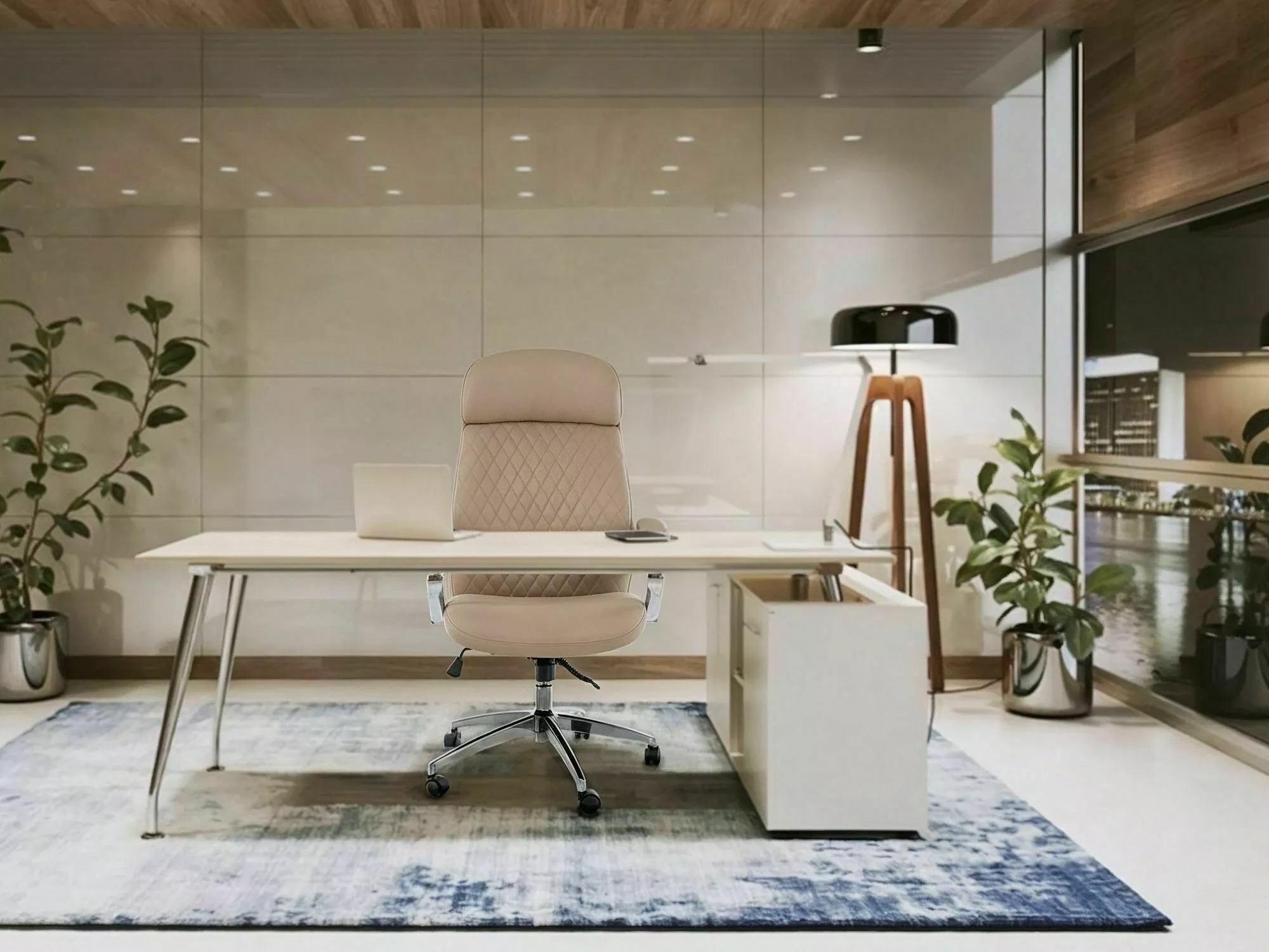Bürostuhl Detroit 972 (Beige)