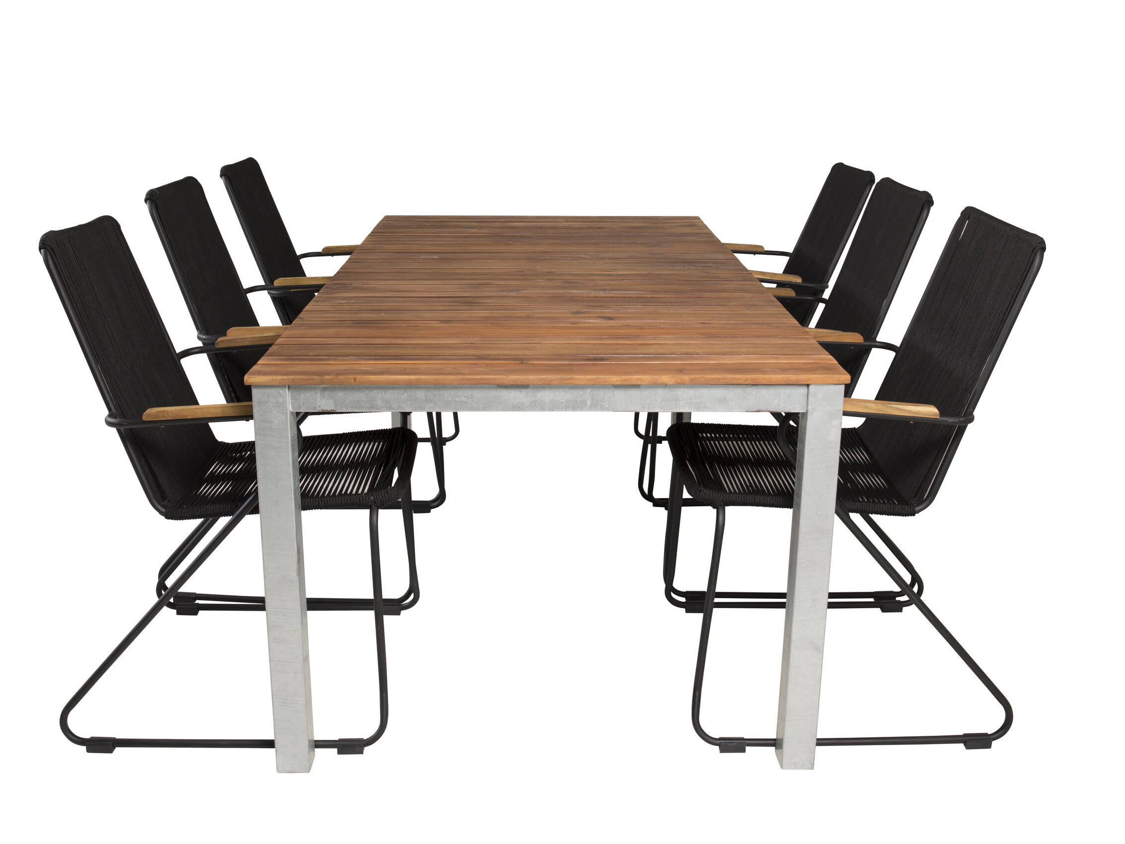 Tisch und Stühle Dallas 5320 (Schwarz)