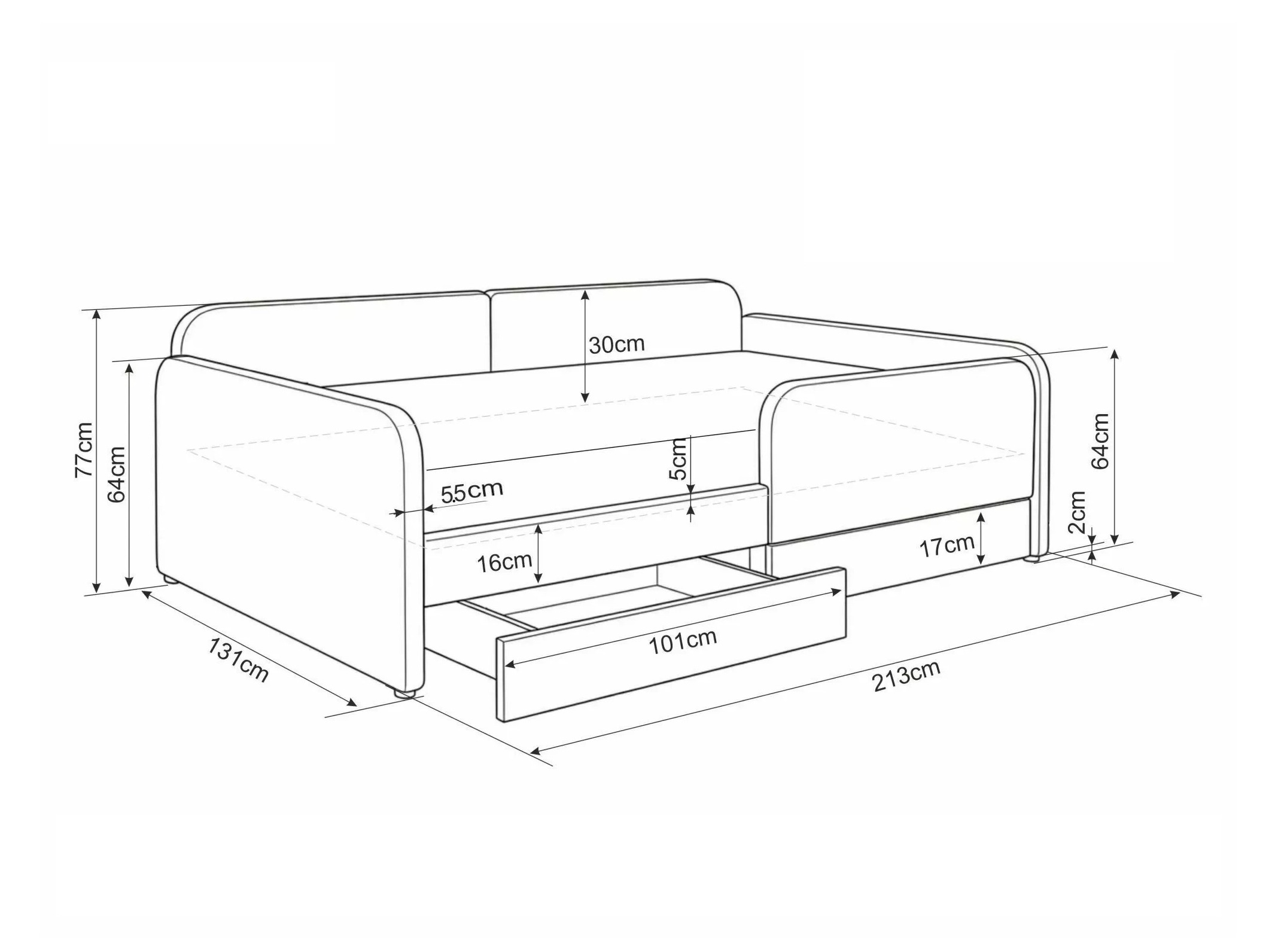 Bett Detroit 967 (Raven 30)