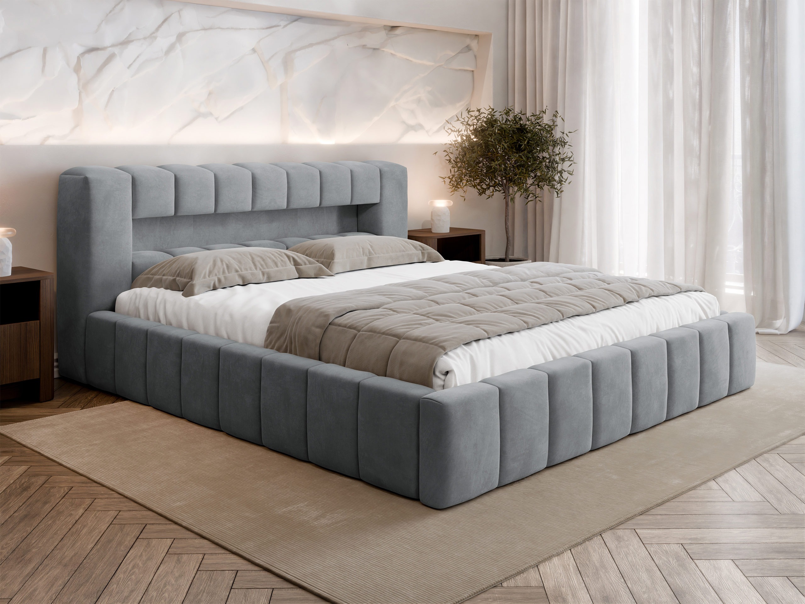 Bett Skokie 100 (Velluto 16)