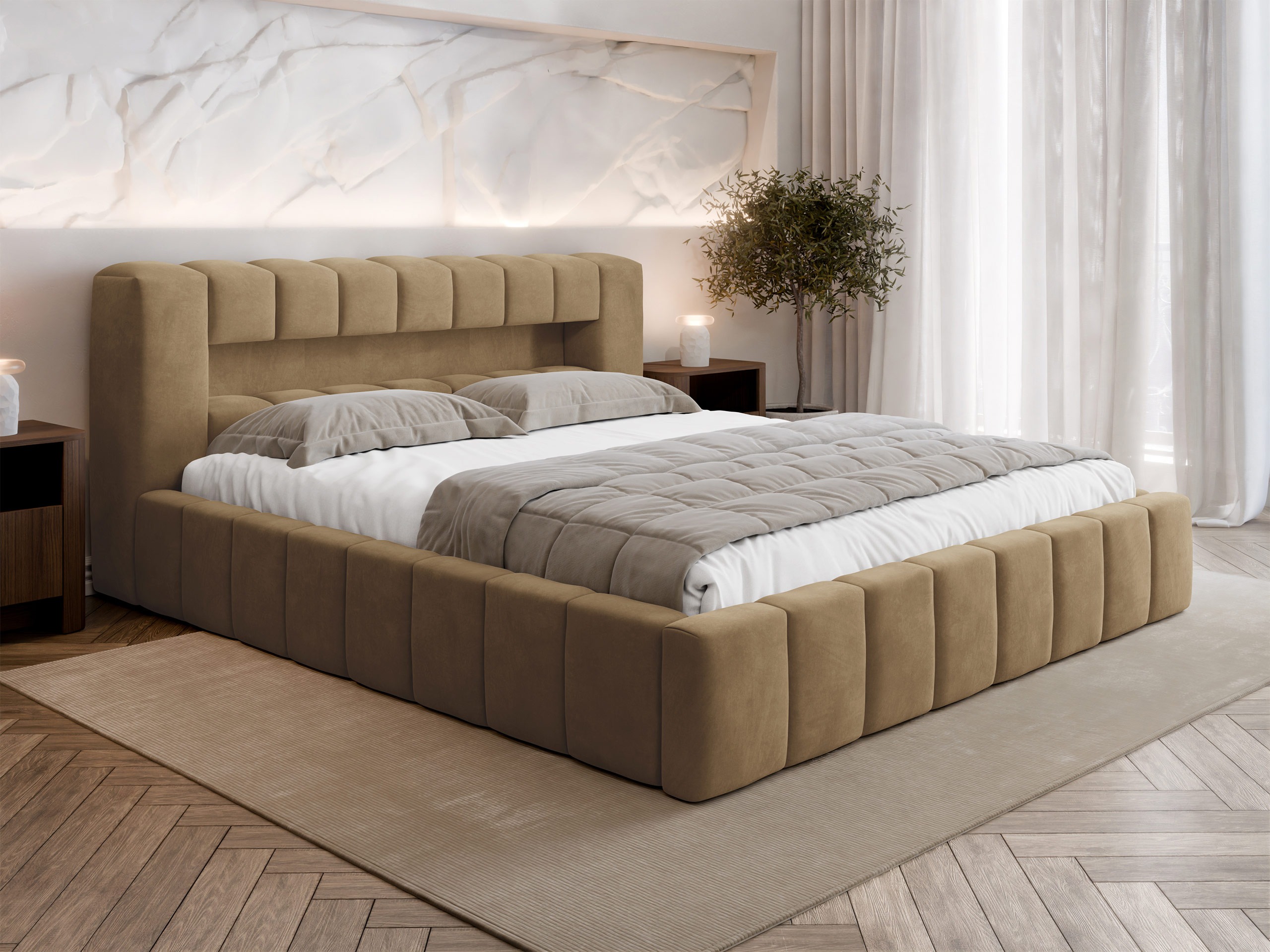 Bett Skokie 100 (Velluto 30)
