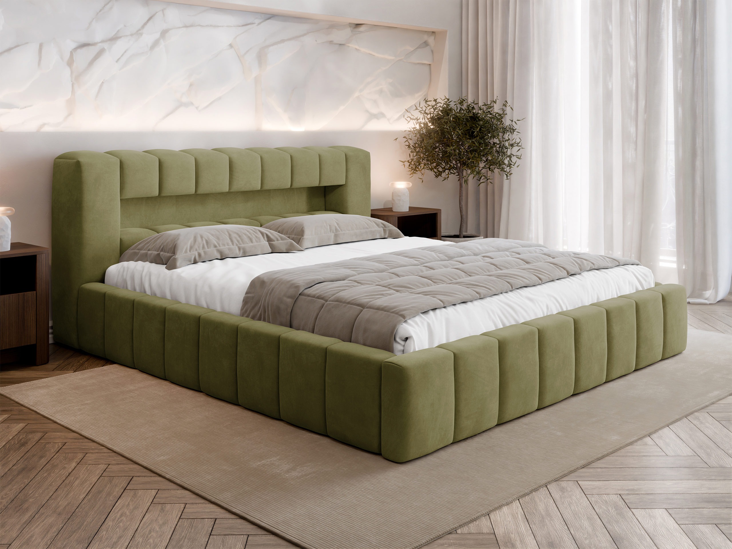 Bett Skokie 100 (Velluto 35)