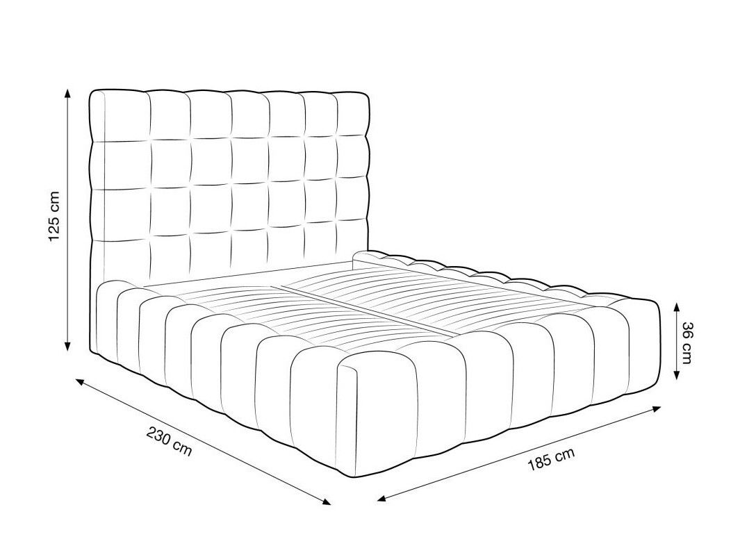Bett Calelbe 122 (Bluvel 22)