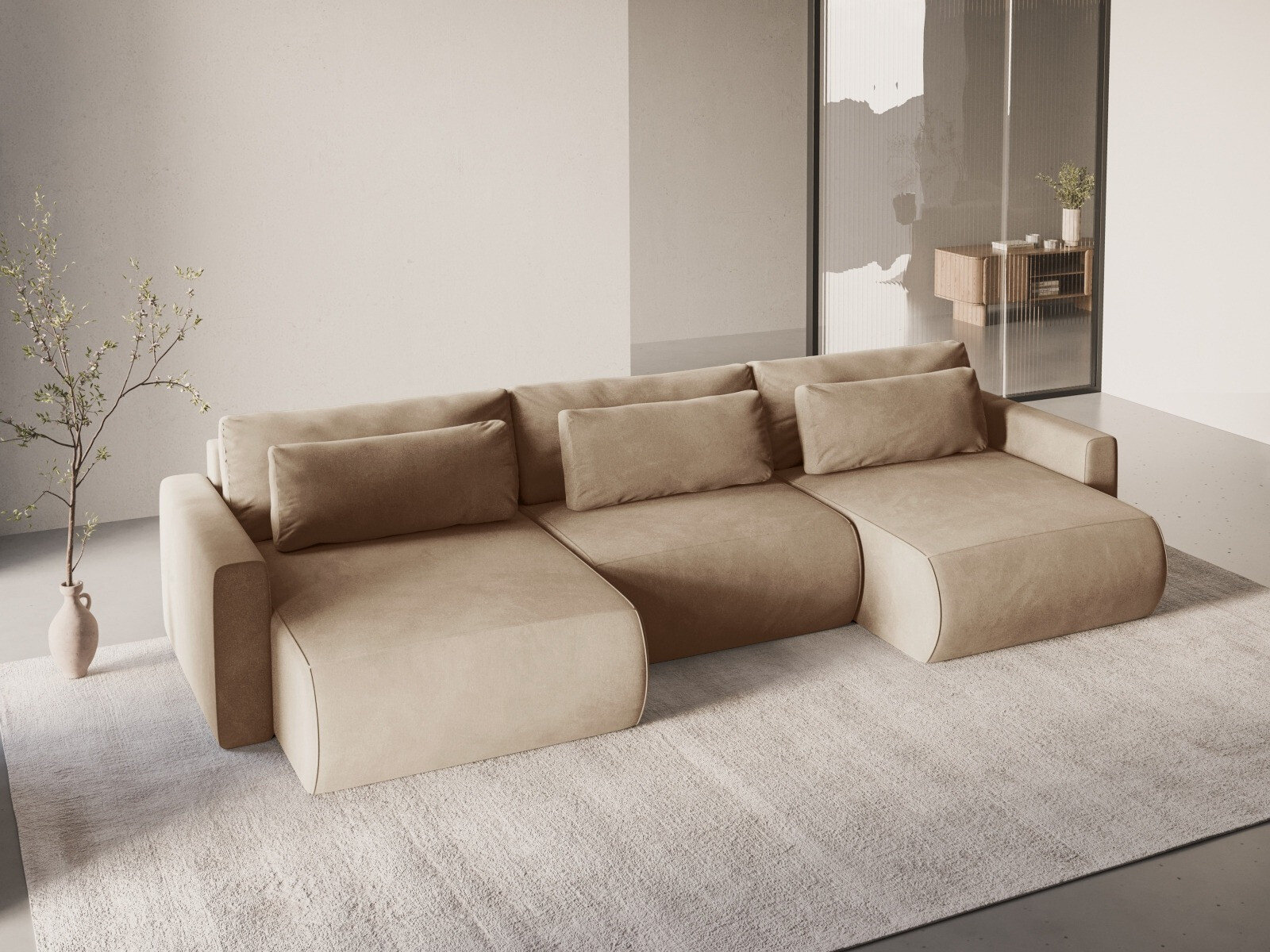 Ecksofa Beckley 388 (Magic Velvet 2282)