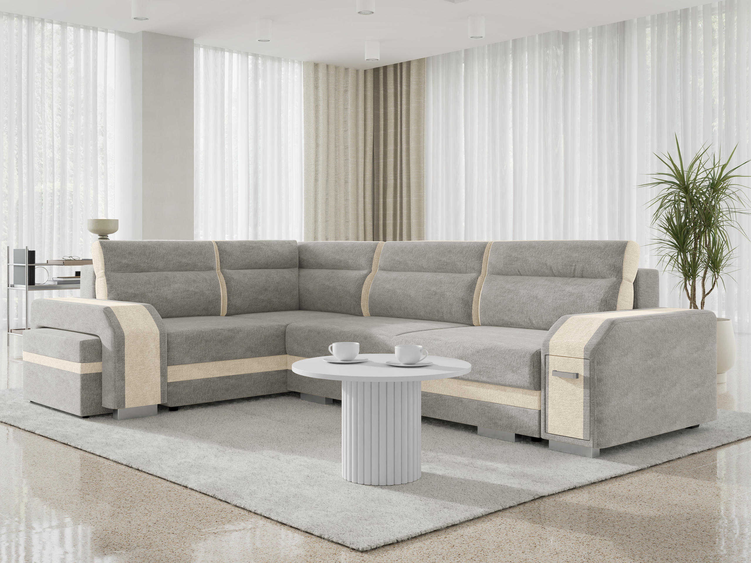 Ecksofa Kingsport 117 (Nazar 225.03 + Nazar 225.01)