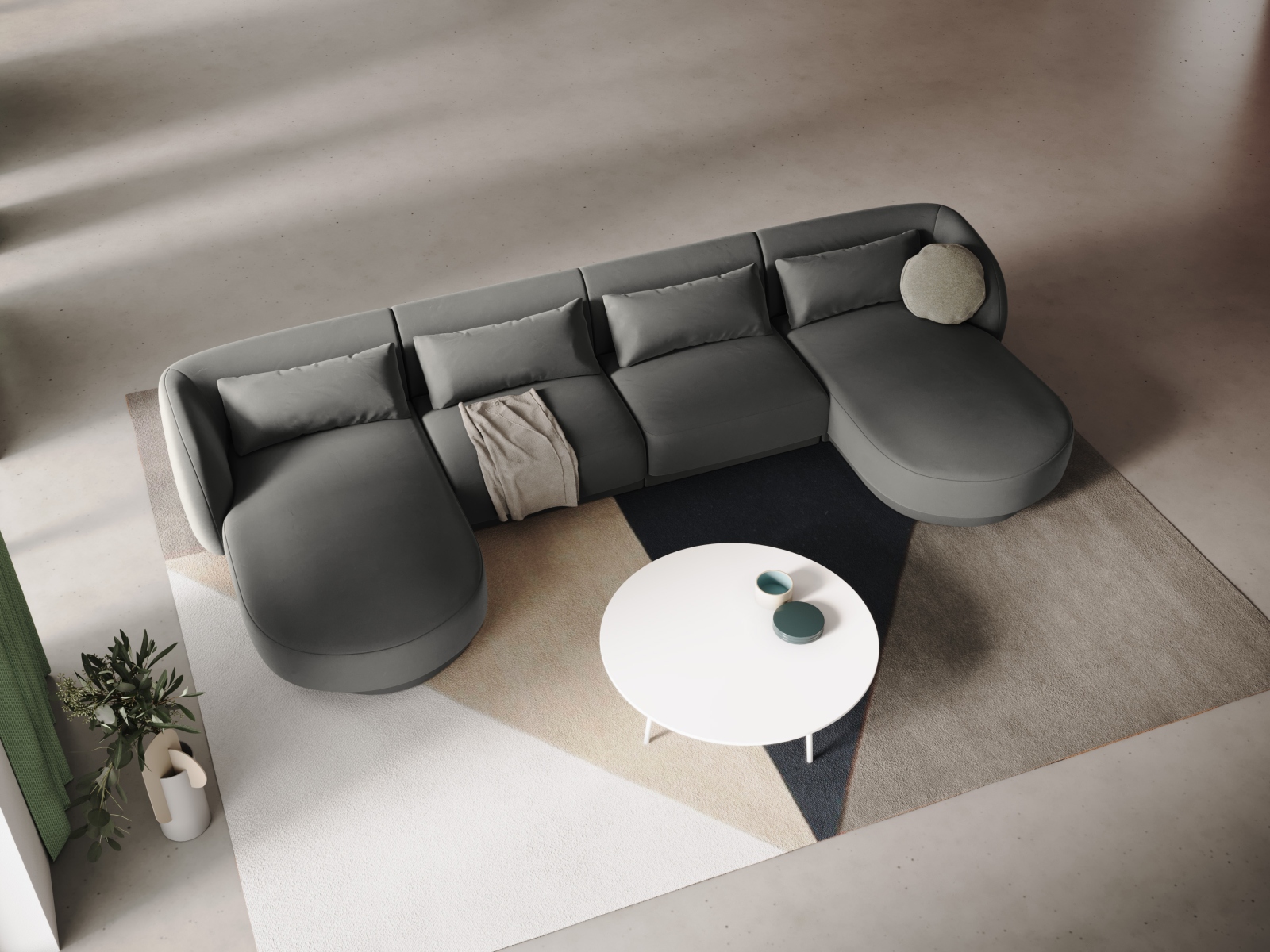 Ecksofa Feltoro 100 (Bluvel 13)