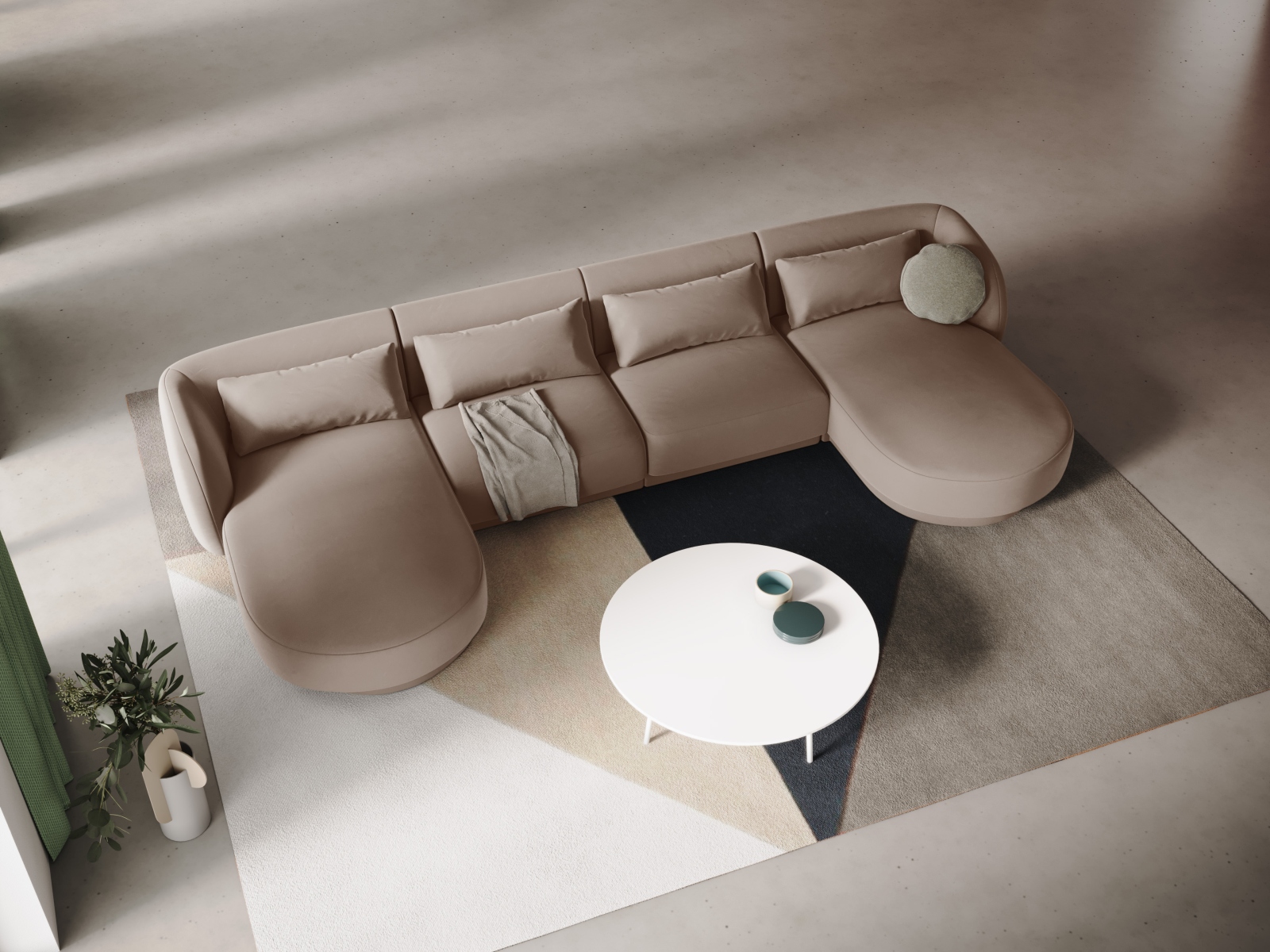 Ecksofa Feltoro 100 (Bluvel 28)