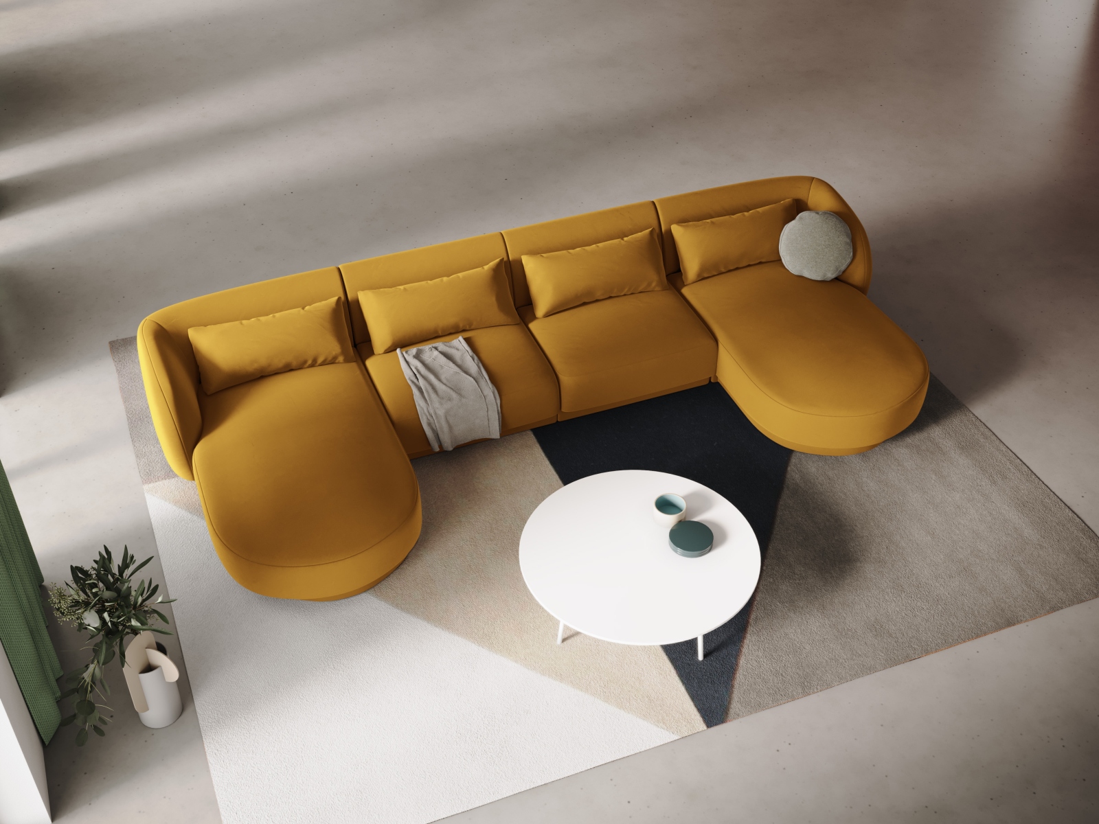 Ecksofa Feltoro 100 (Bluvel 68)