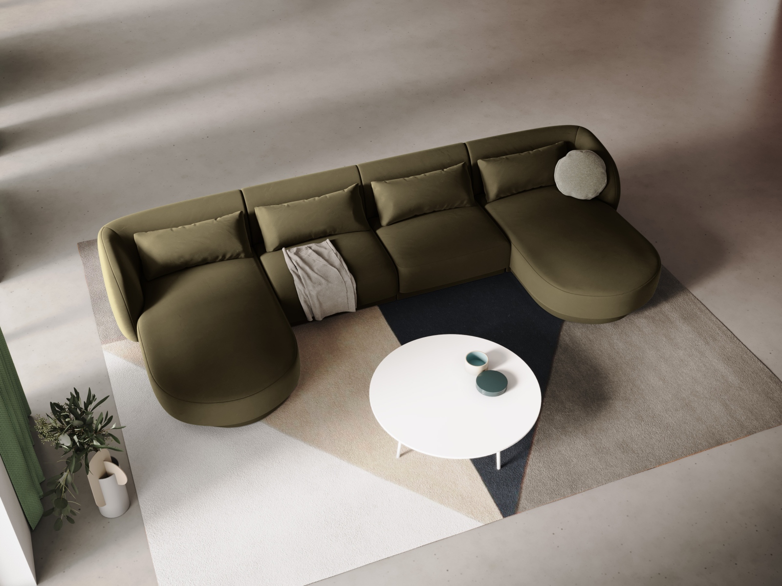 Ecksofa Feltoro 100 (Bluvel 77)
