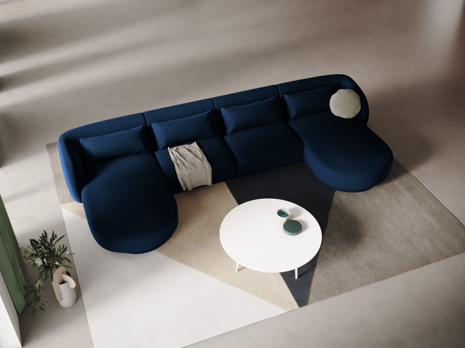 Ecksofa Feltoro 100 (Bluvel 86)