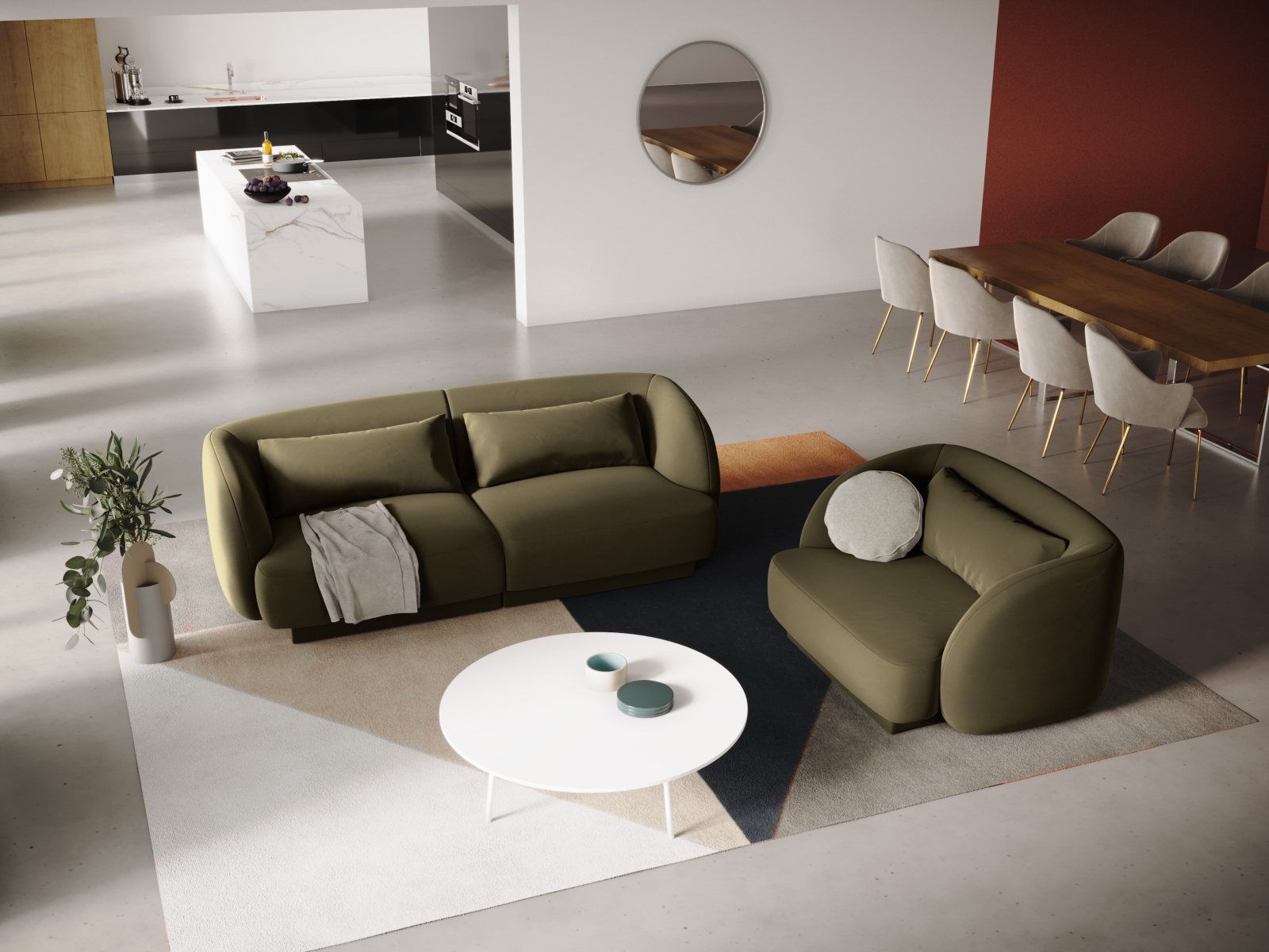 Sofa Feltoro 101 (Bluvel 77)