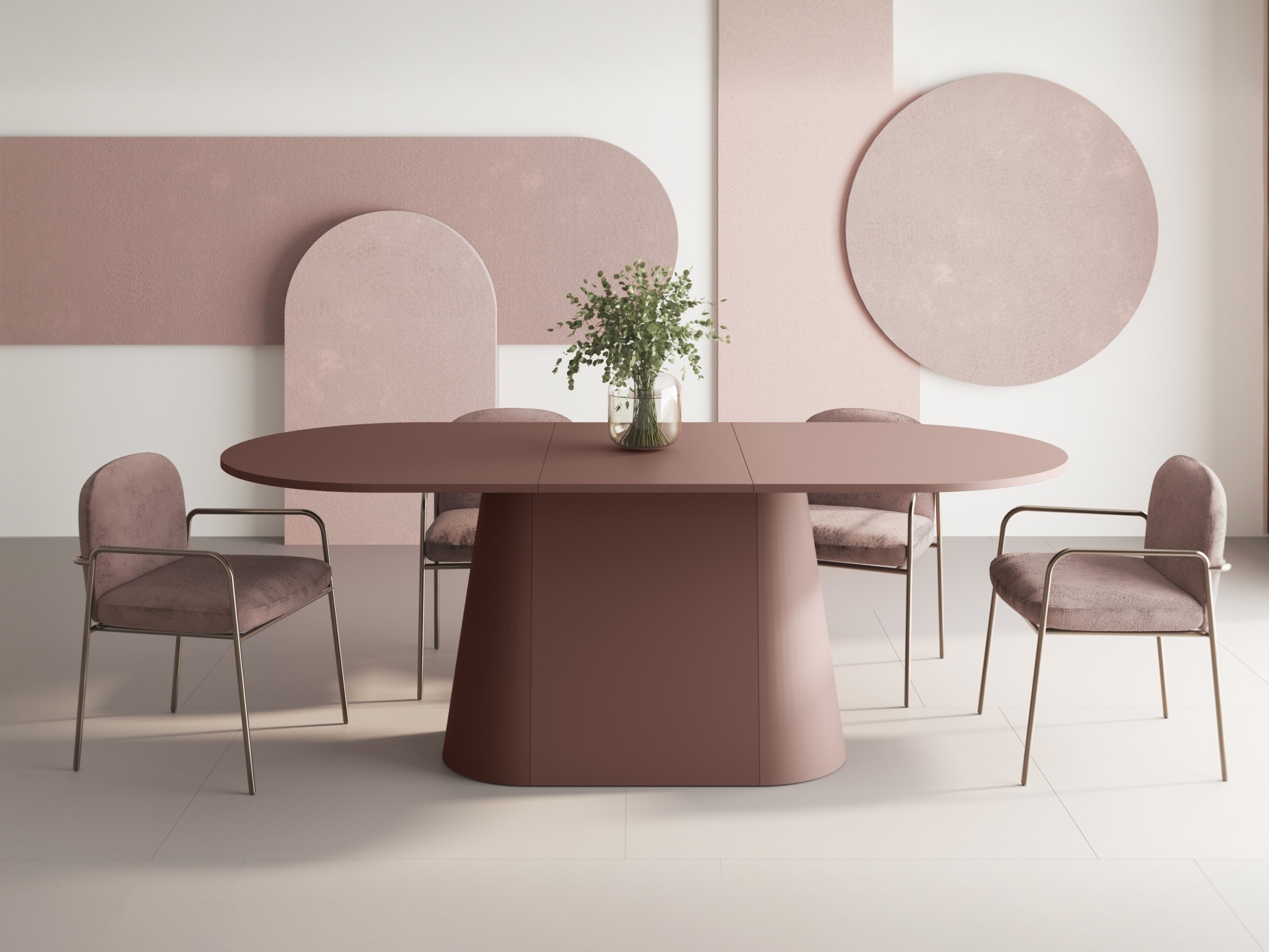 Tisch Hoboken 102 (Bordeaux)