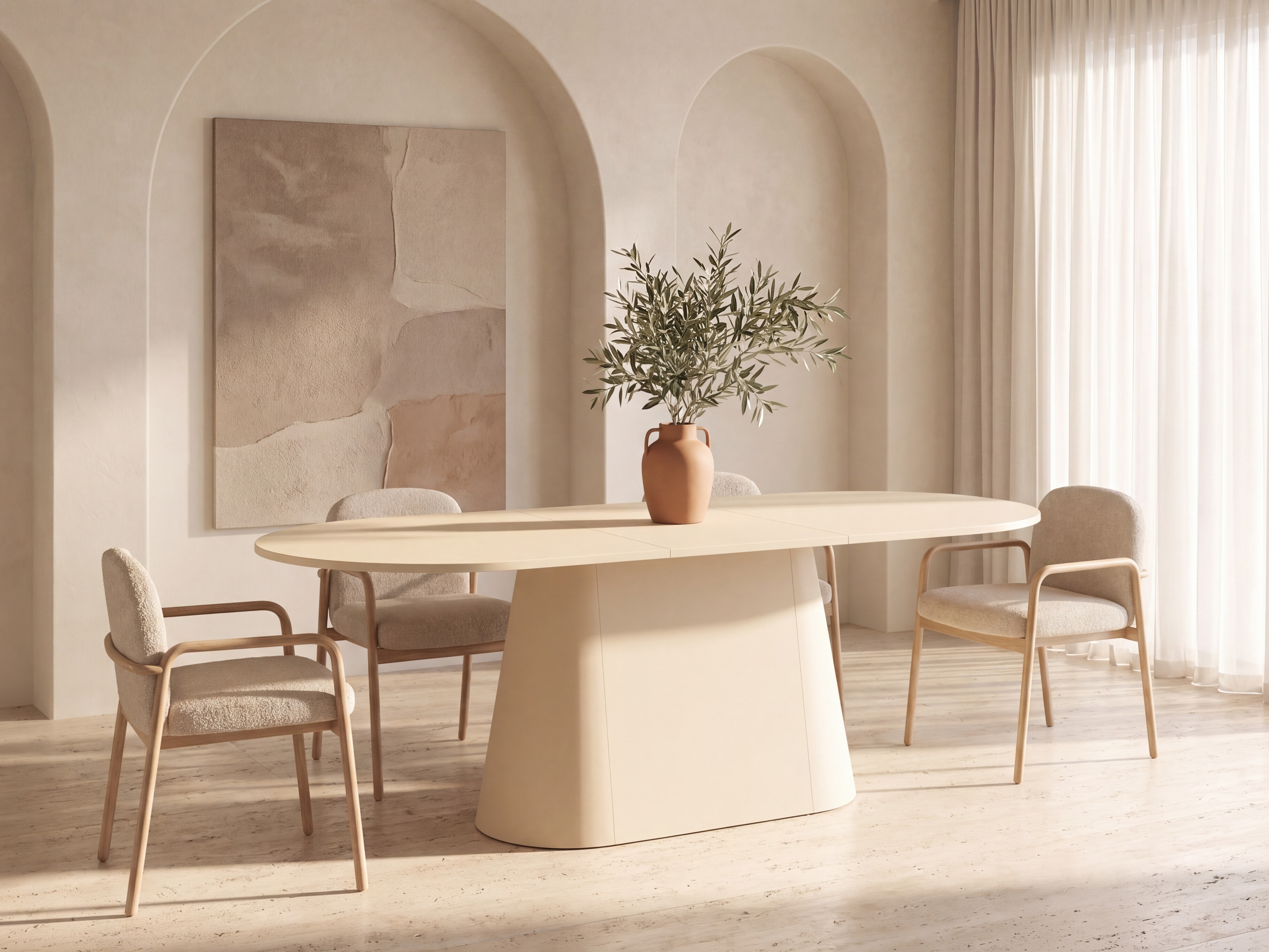 Tisch Hoboken 102 (Cappuccino)