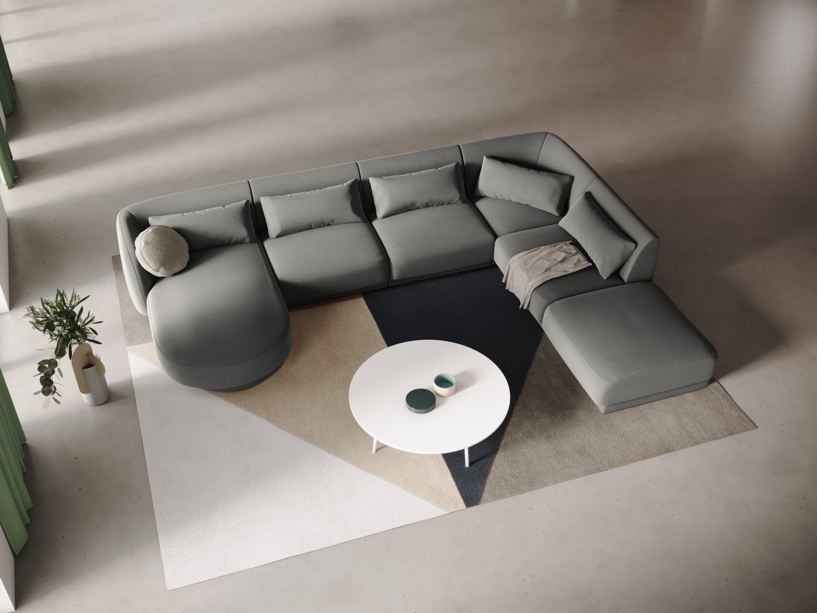 Ecksofa Feltoro 103 (Bluvel 13)